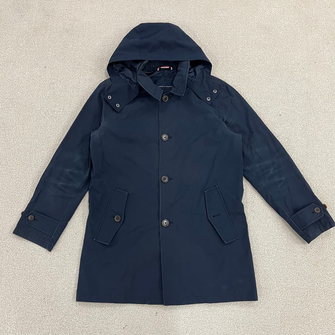 M 타미힐피거 후드 레인 트렌치 코트 0123M 상품이미지1