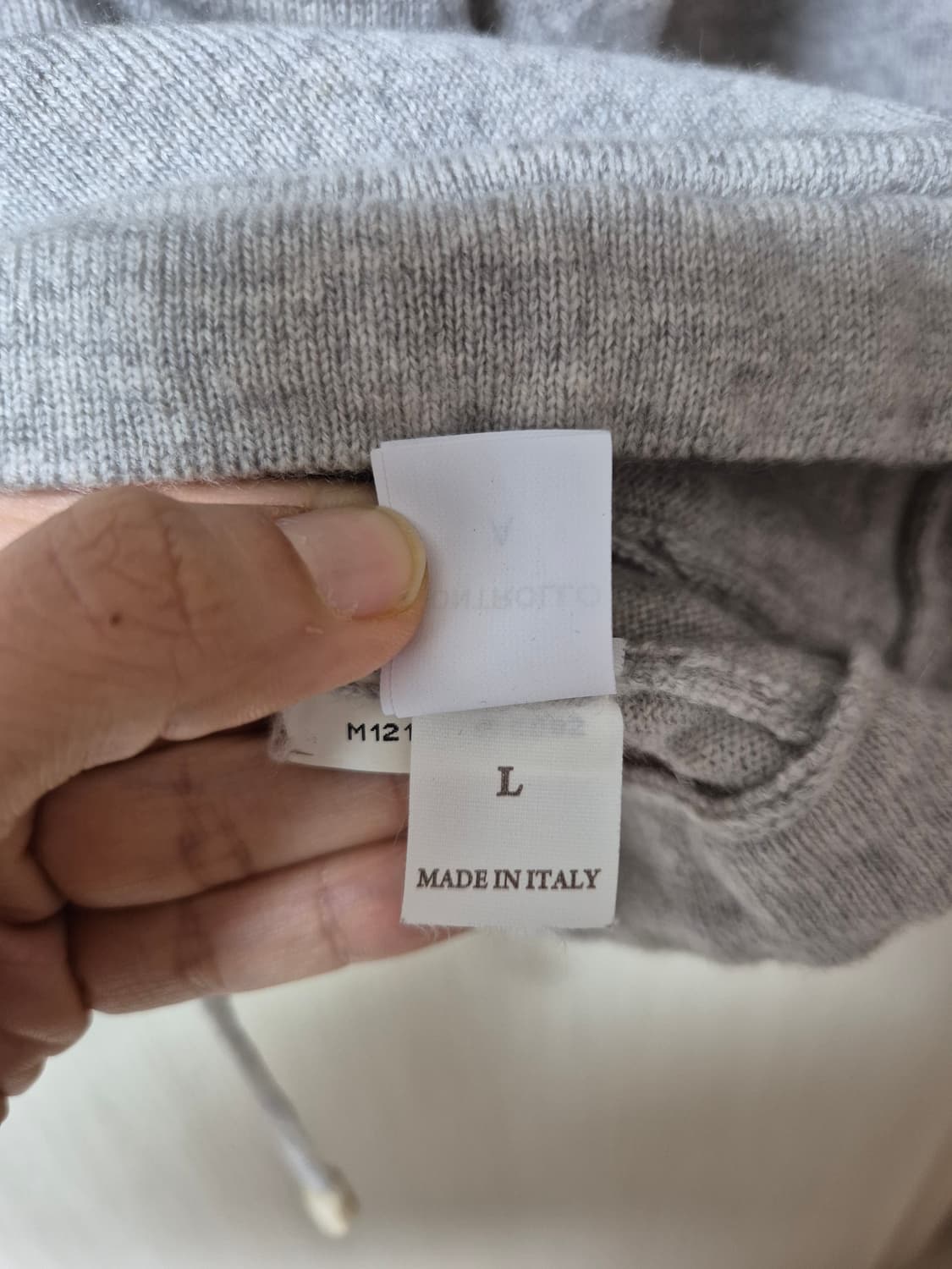 브루넬로 쿠치넬리 캐시미어100% 니트 스웨터 라지 상품이미지9