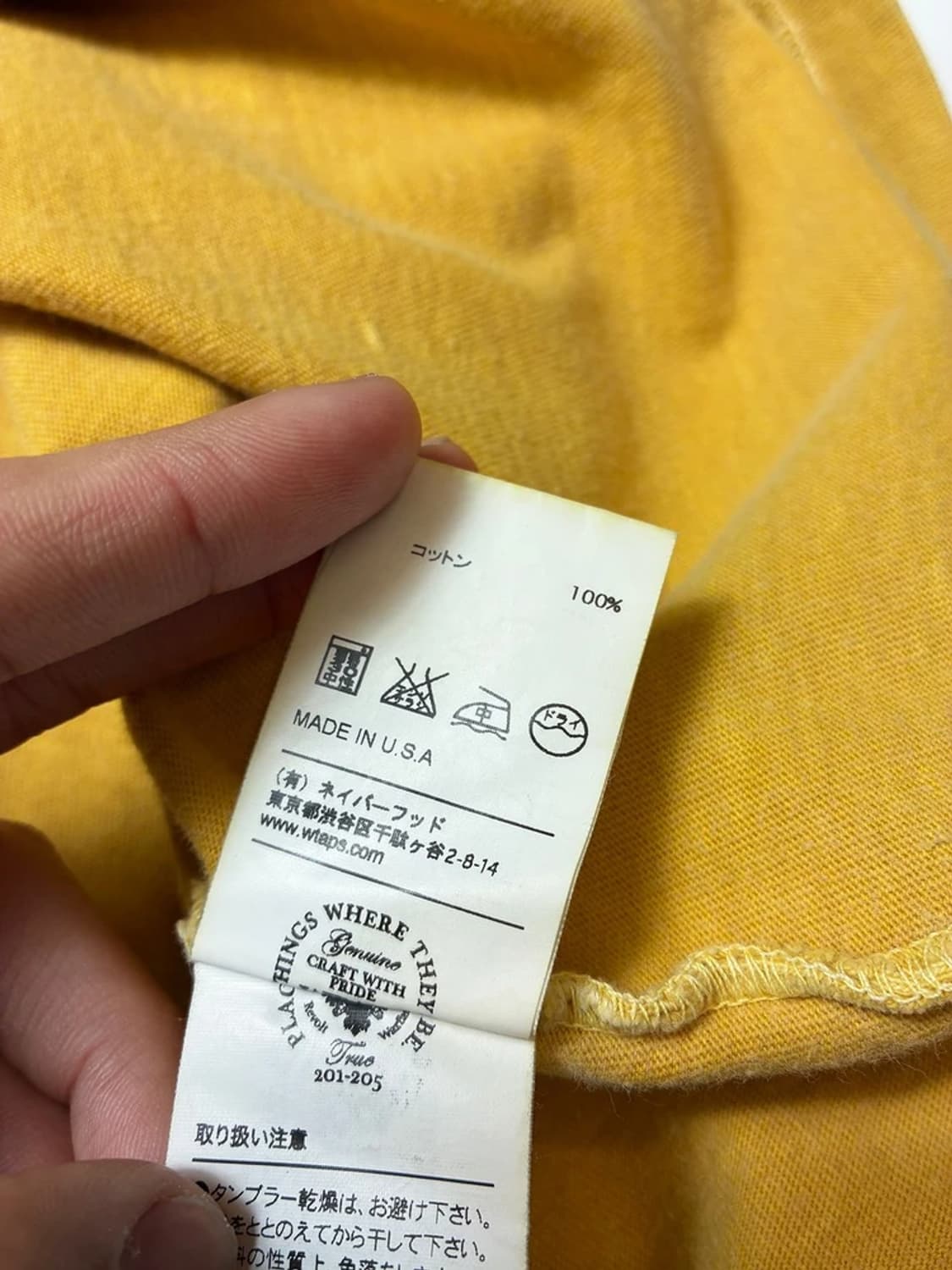 WTAPS 더블탭스 크루넥 반팔 티셔츠 PN8591 상품이미지10