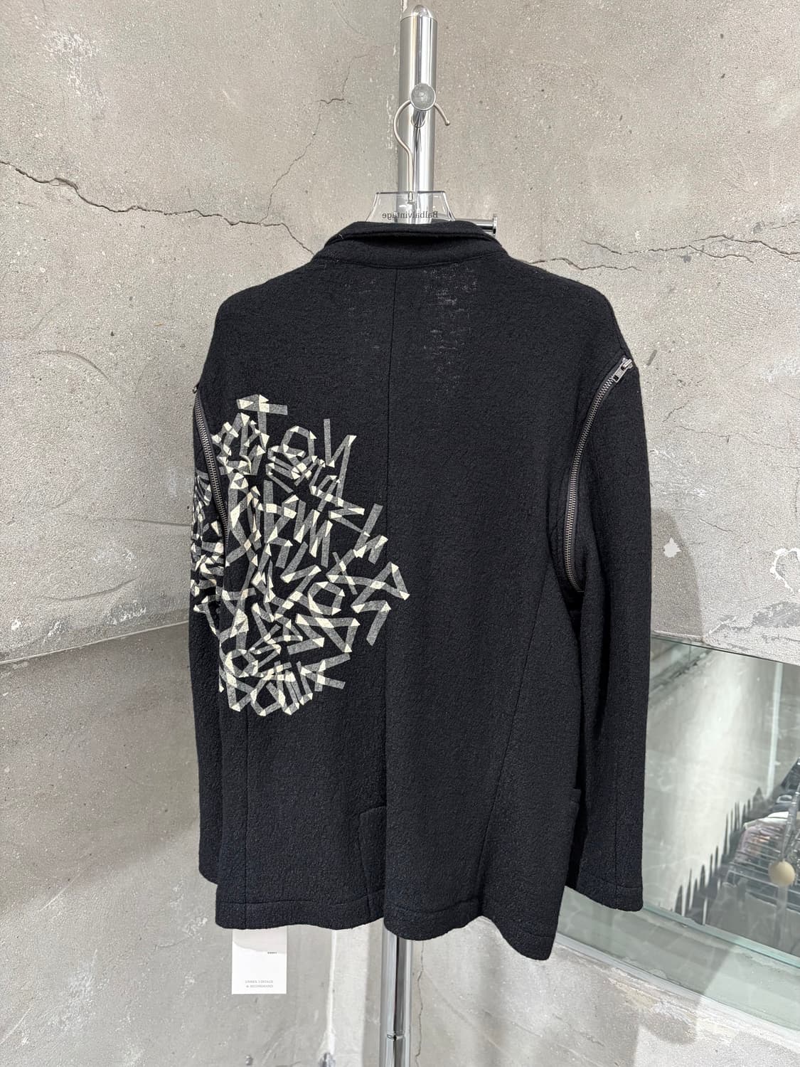 요지야마모토 15AW Runway tape suit 상품이미지2