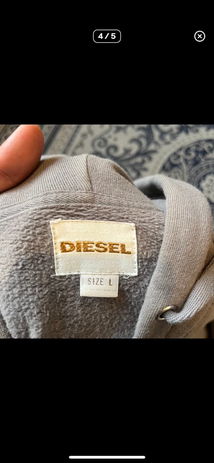 디젤 빈티지 후드집업 상품이미지2