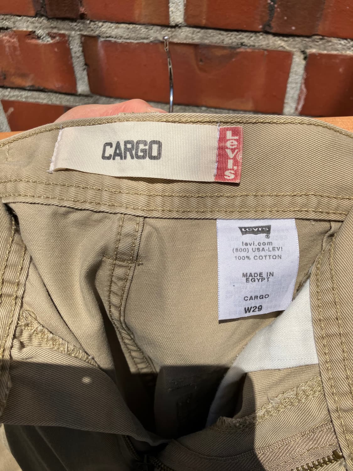 Levi’s 베이지 와이드 카고 팬츠 29 상품이미지8