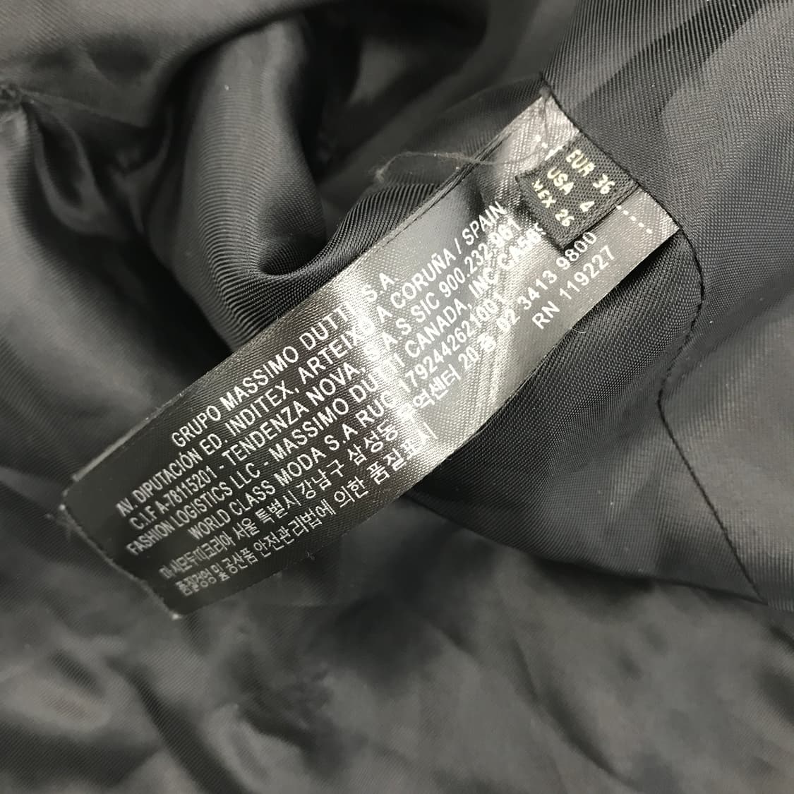 마시모두띠 실크블렌드 트위드모직자켓 [USA 4] 상품이미지5