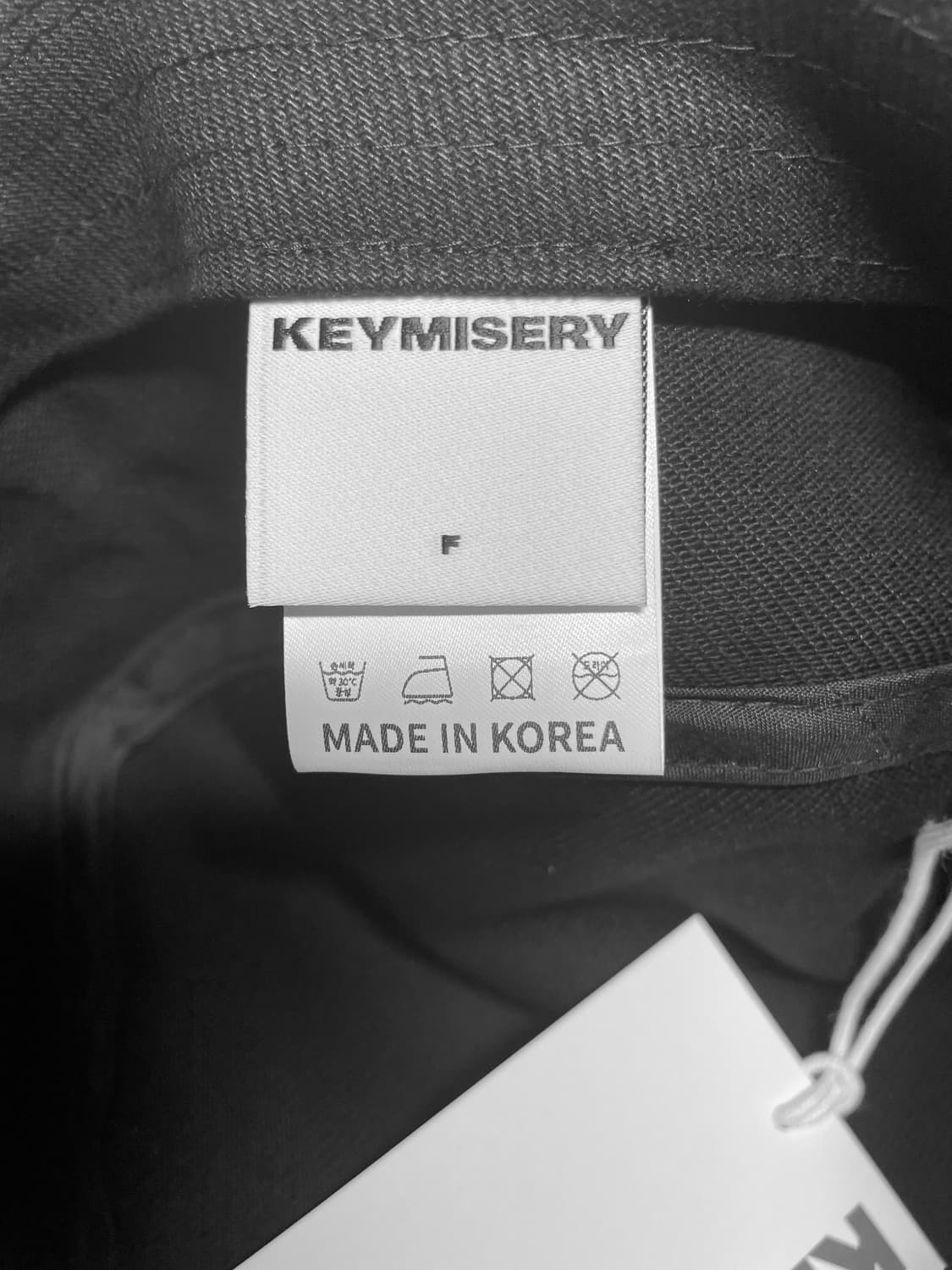 키미저리 위스퍼 필박스 캡 (블랙) 상품이미지2