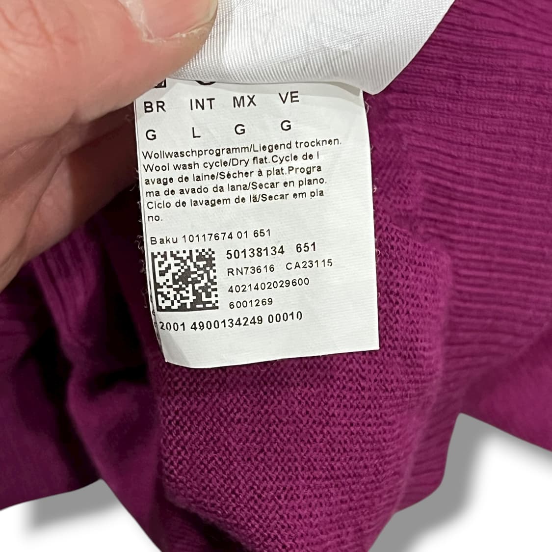 휴고보스 베이직 브이넥니트 s08609 상품이미지8