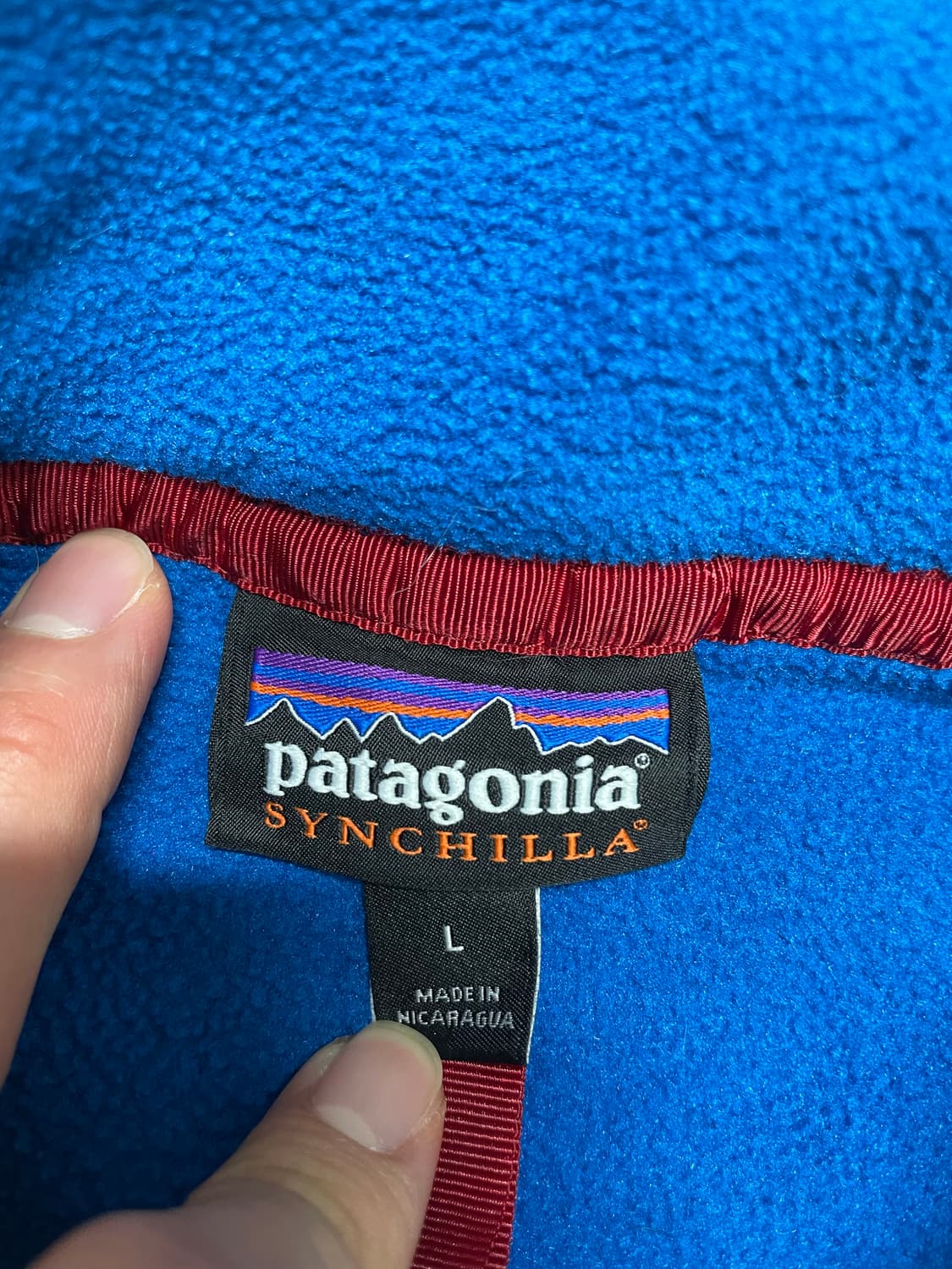 [L] 파타고니아 빈티지 신칠라 스카이블루 상품이미지3