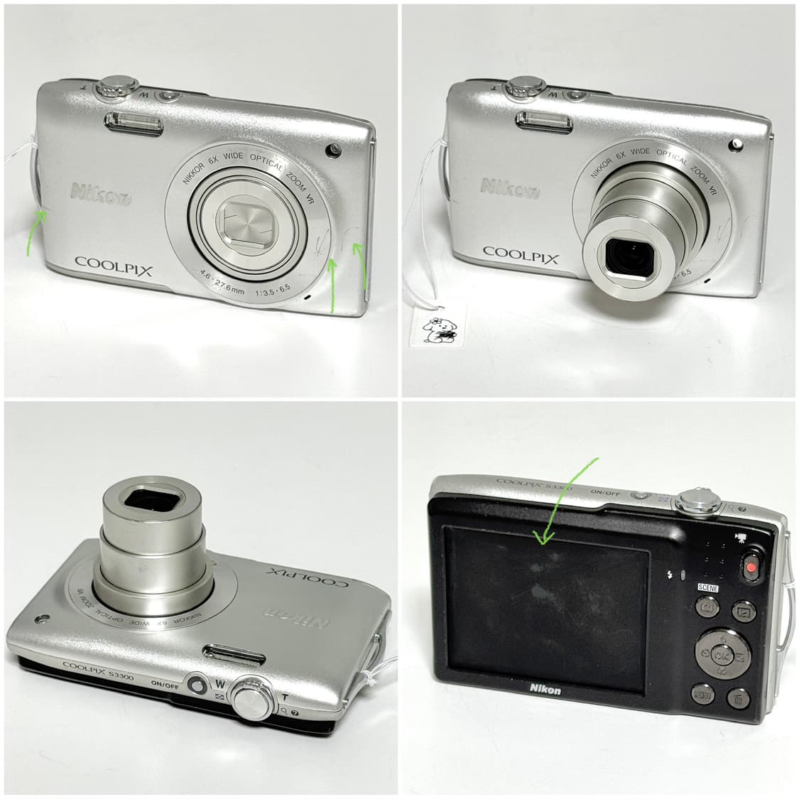 니콘 쿨픽스 S3300 실버 빈티지디카 상품이미지2