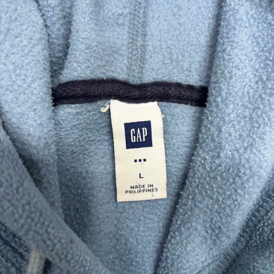 Gap 갭 핀터깔 스카이블루 폭닥 플리스 쉐르파 후드티(L) 상품이미지4