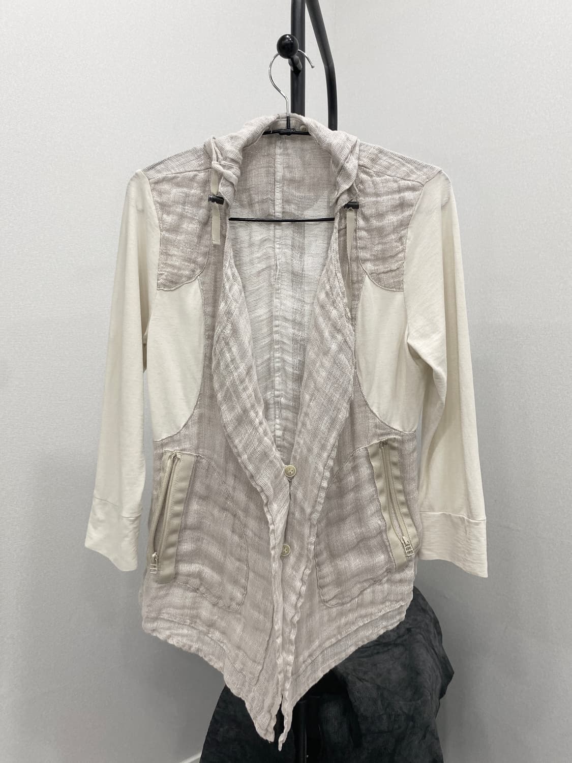 Asymmetric Hooded Jacket 상품이미지2