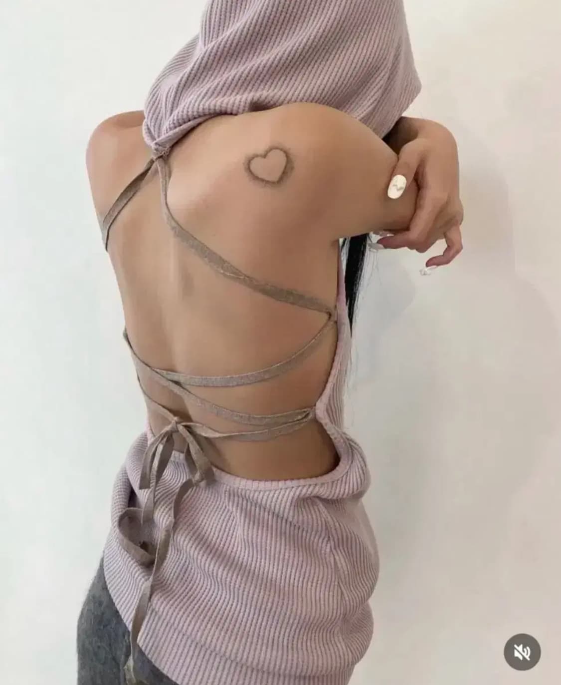 샵페어리 Waffle halter neck hoodie 상품이미지1