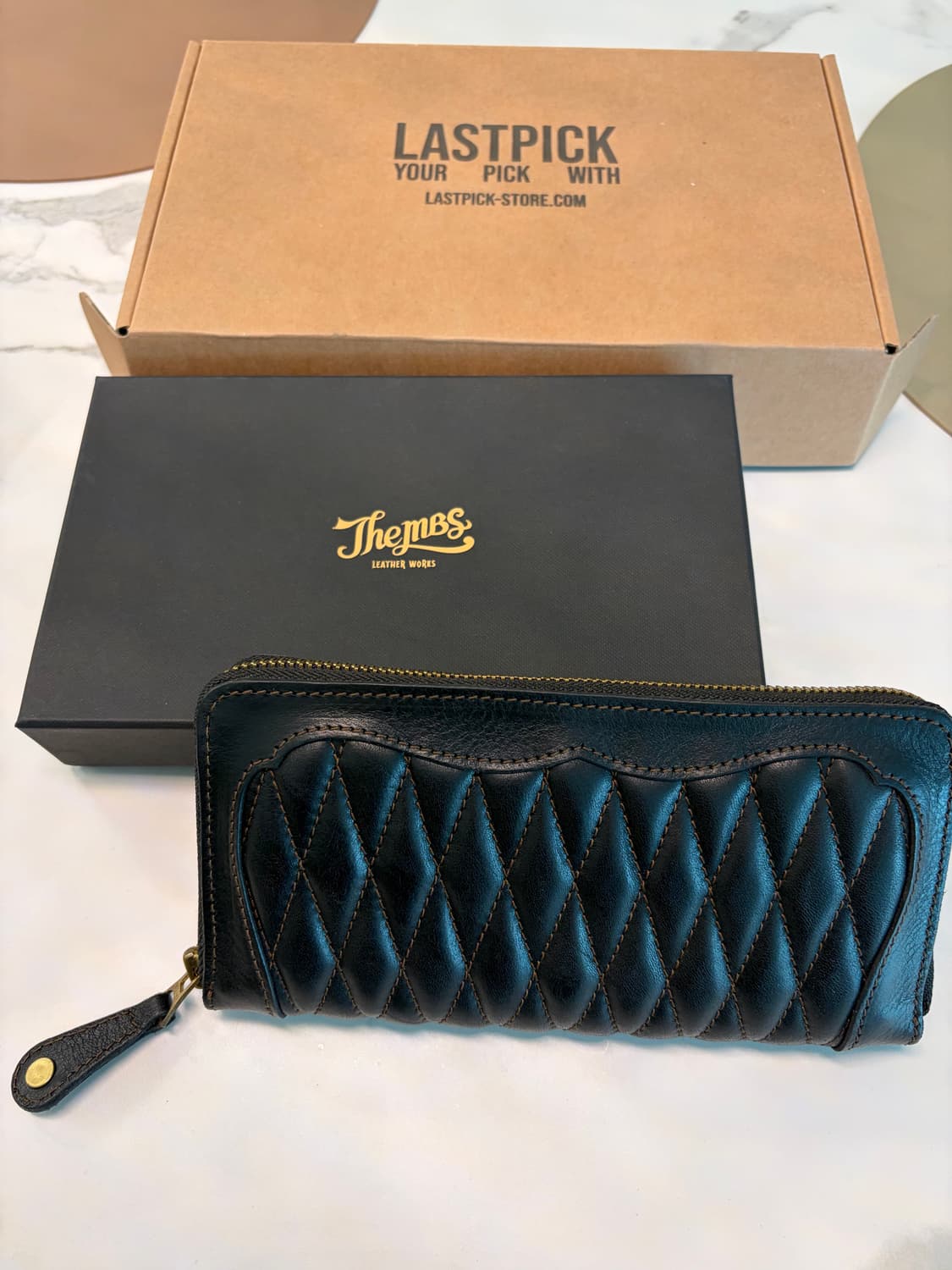 [OS] Toysmccoy MBS 토이즈맥코이 엠비스 레더 퀼팅 장지갑 상품이미지8