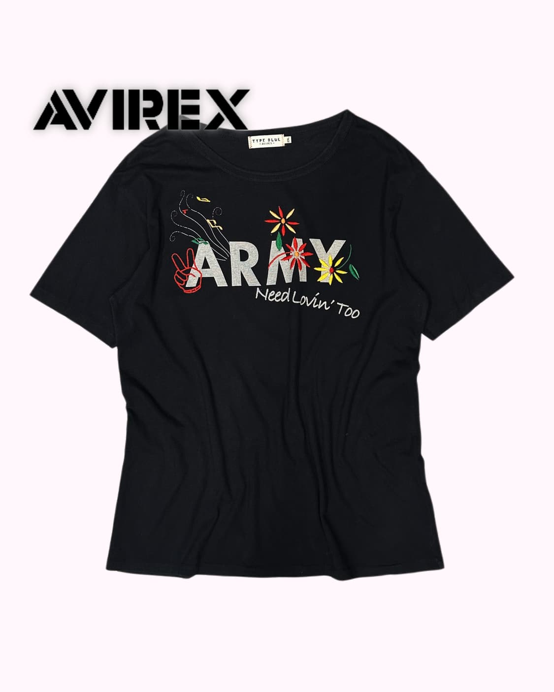 embroidery army logo t-shirt 상품이미지1