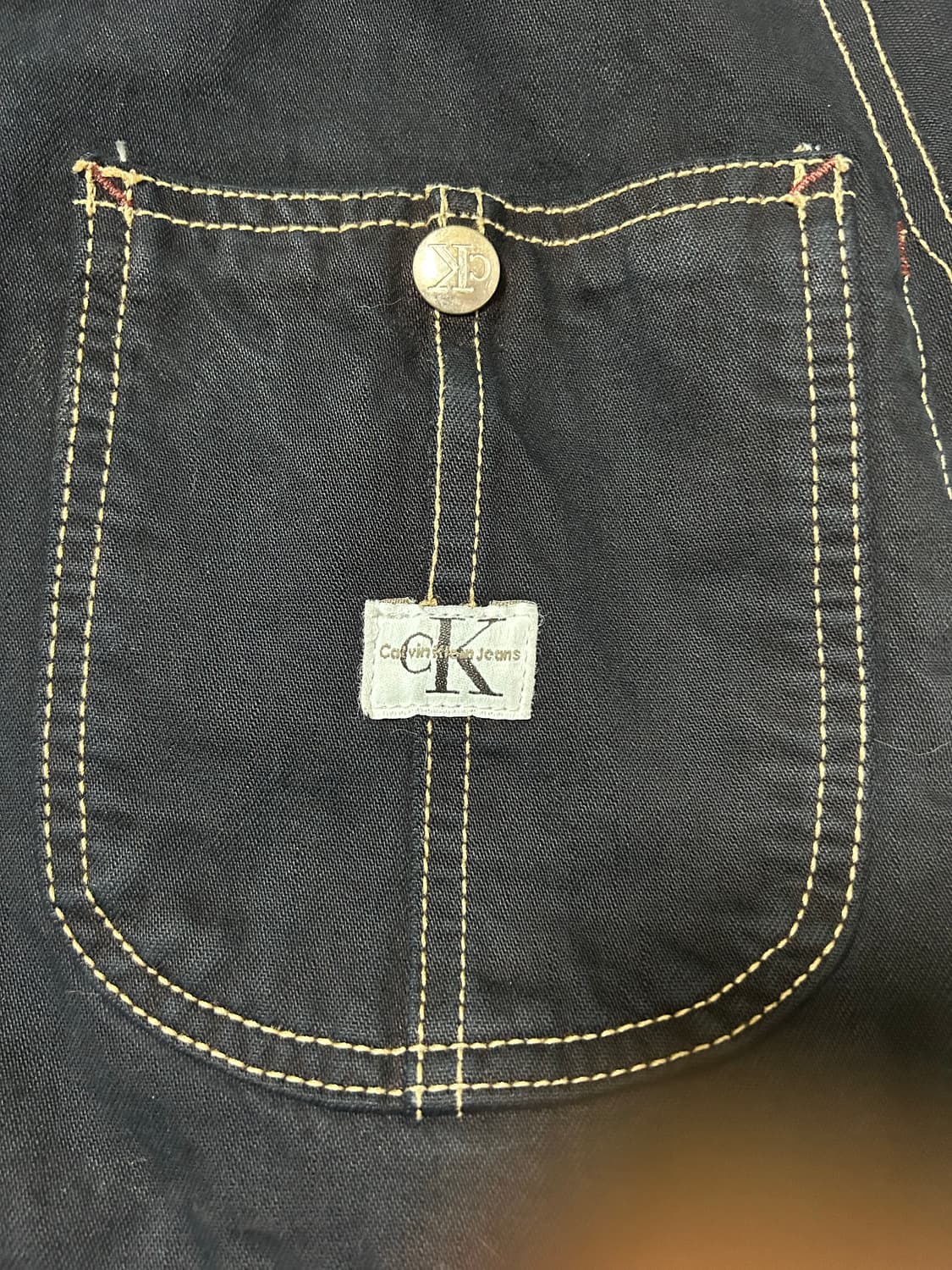 90s 켈빈클라인 초어코트 made in usa 상품이미지4