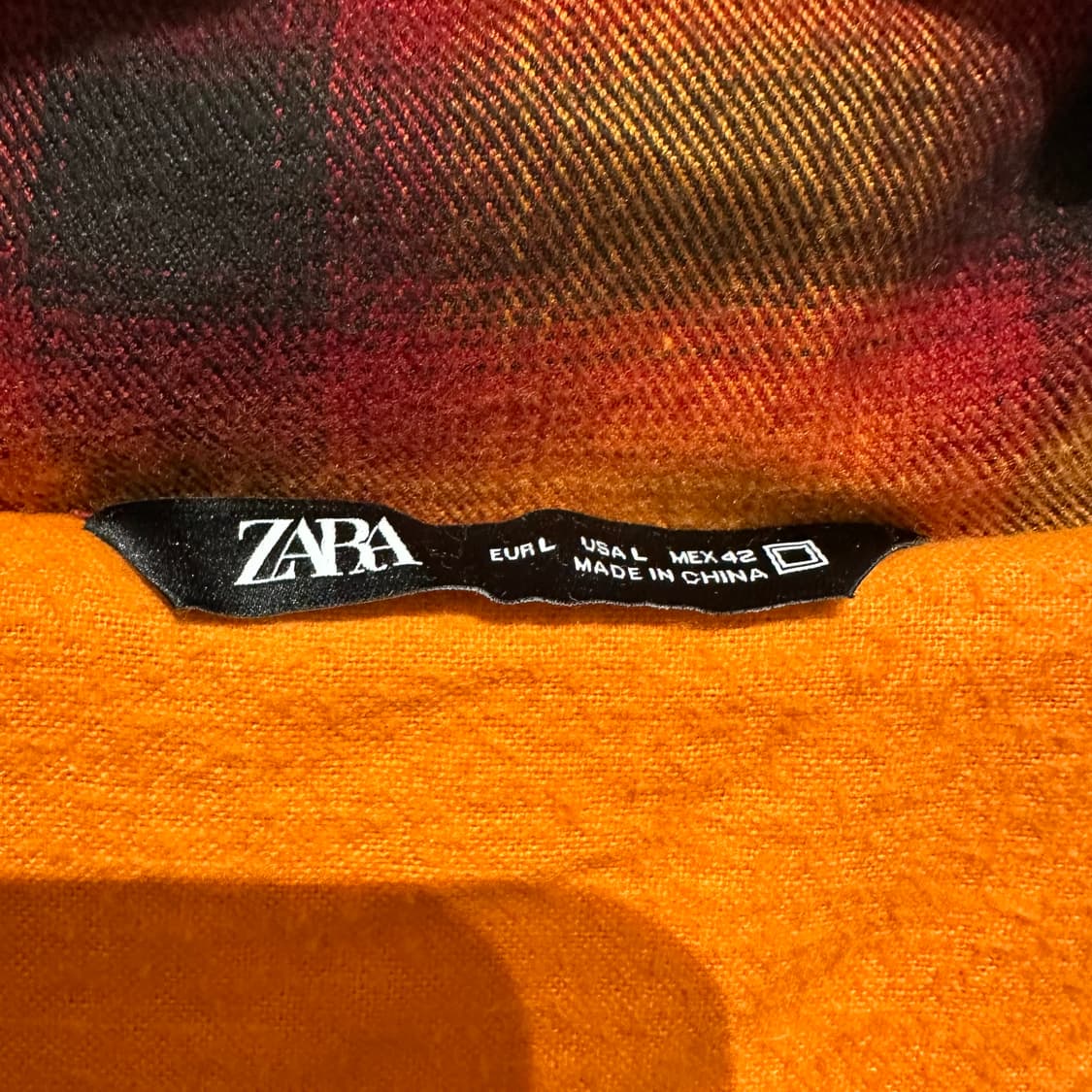 자라 체크플레이드 패딩 상품이미지7