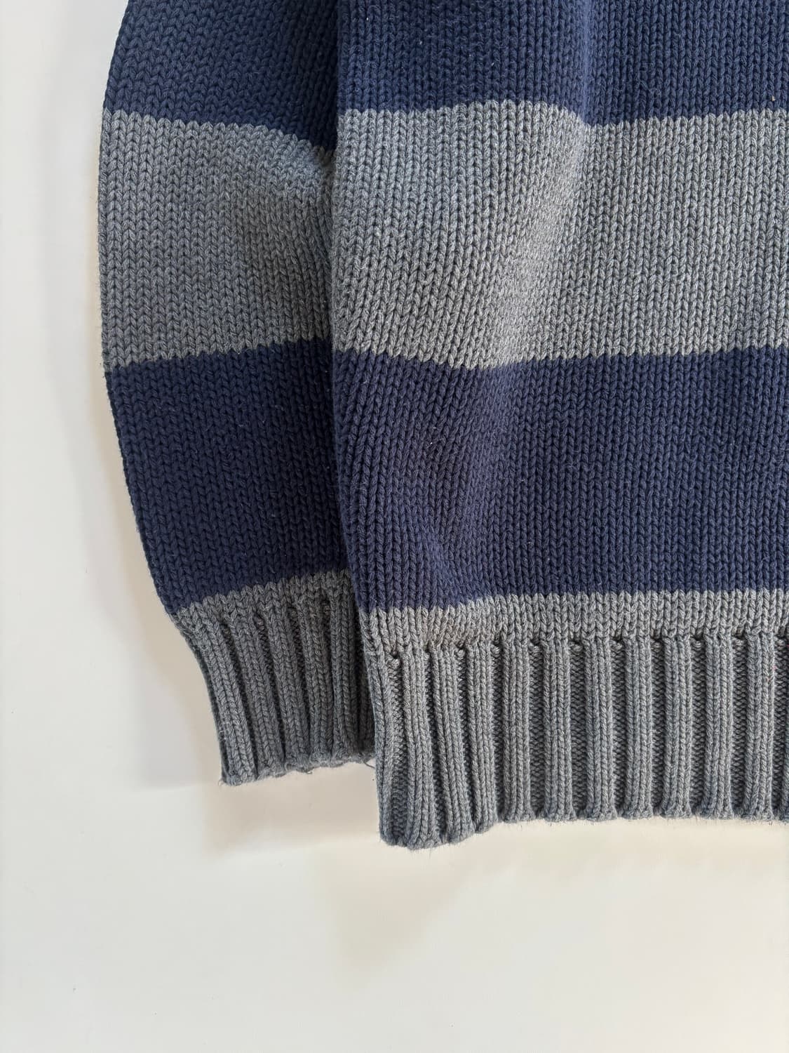 Polo 폴로 랄프로렌 00‘s 단가라 라운드넥 코튼 니트 상품이미지5