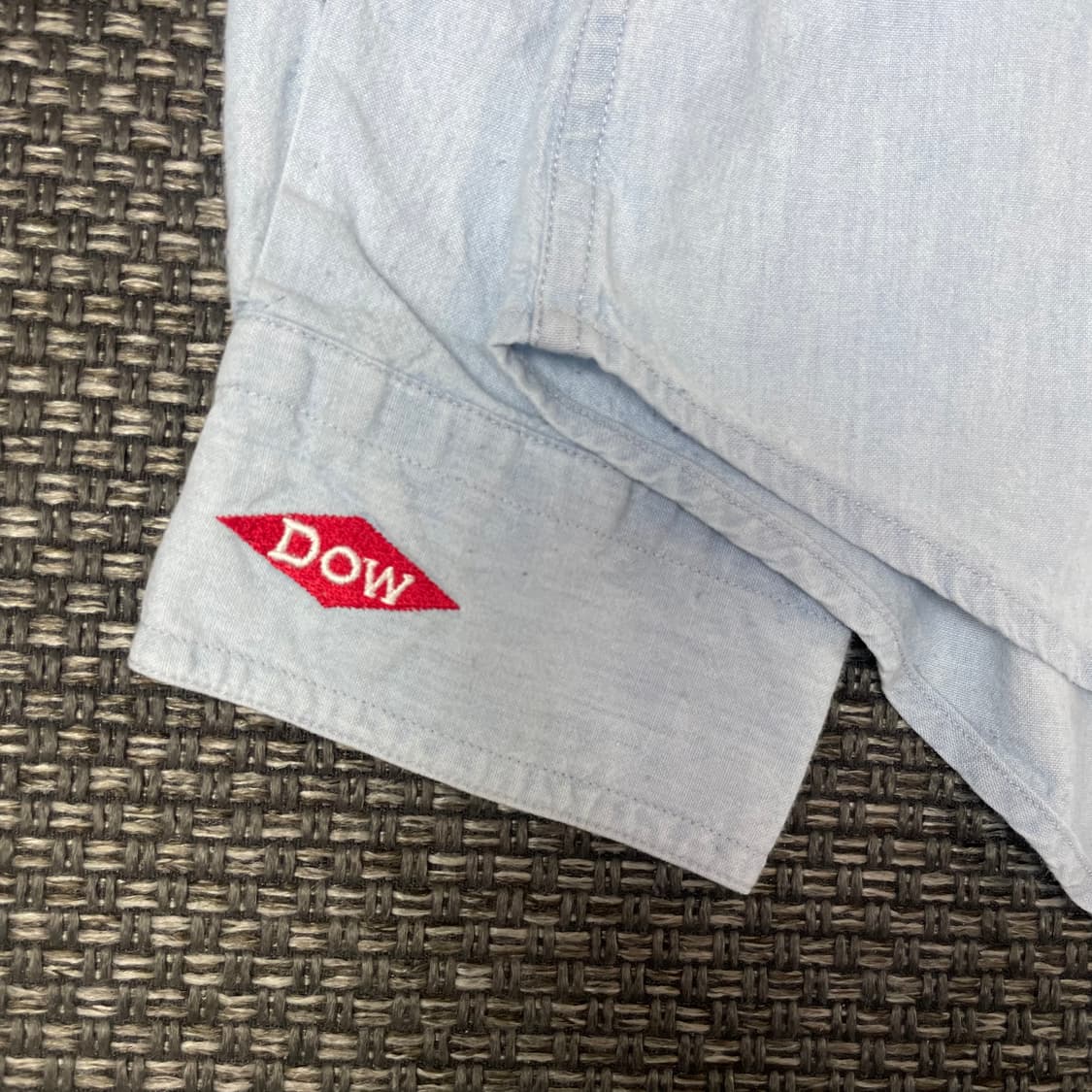 랜즈엔드 KENTEC 투포켓 연청색 옥스퍼드 셔츠 XL 상품이미지4