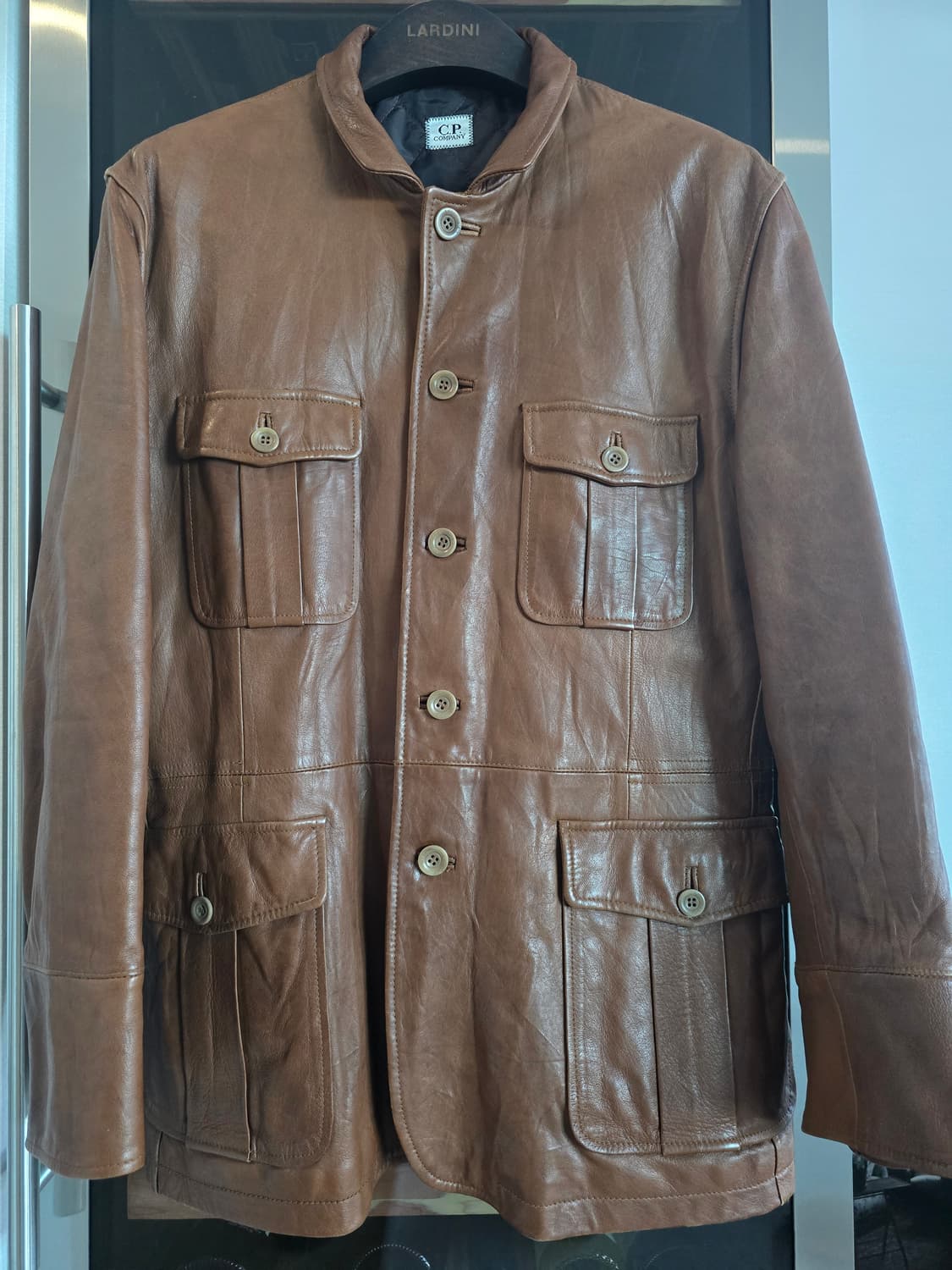 C.P. 컴퍼니 브라운 양가죽 카코트 자켓100~105사이즈 상품이미지2