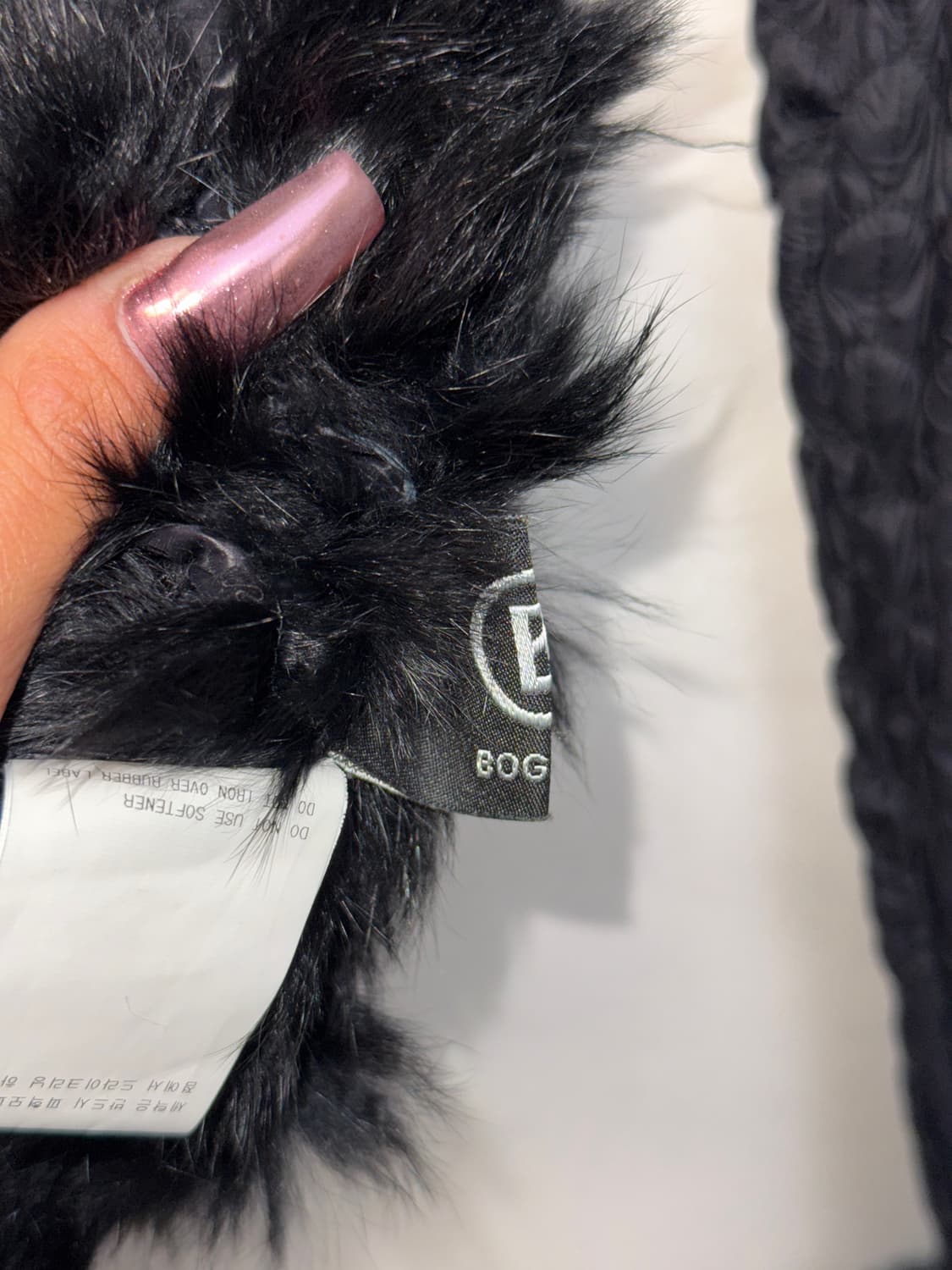 Bogner black rex&rabbit fur pleats 패딩 상품이미지4