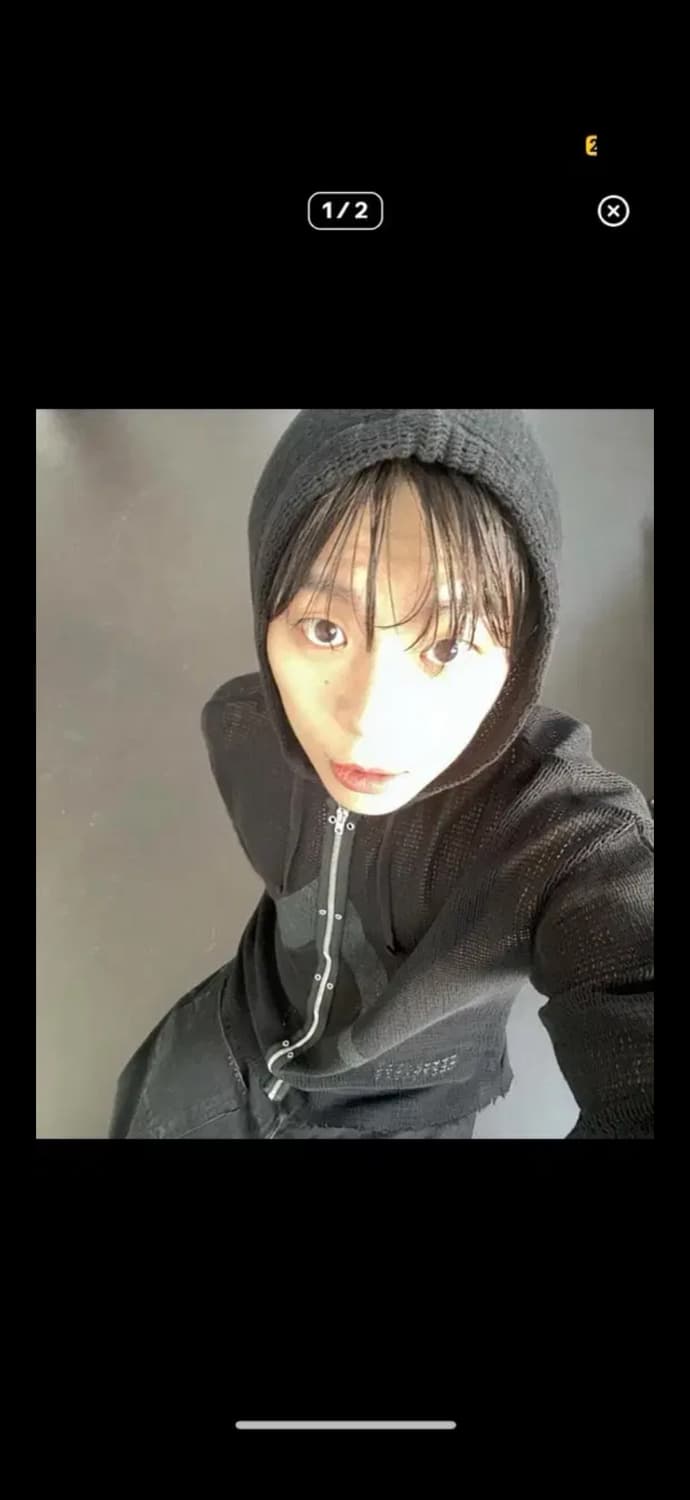 1017ALXY9SM 알릭스 메쉬후드 집업 가디건 XL 상품이미지5