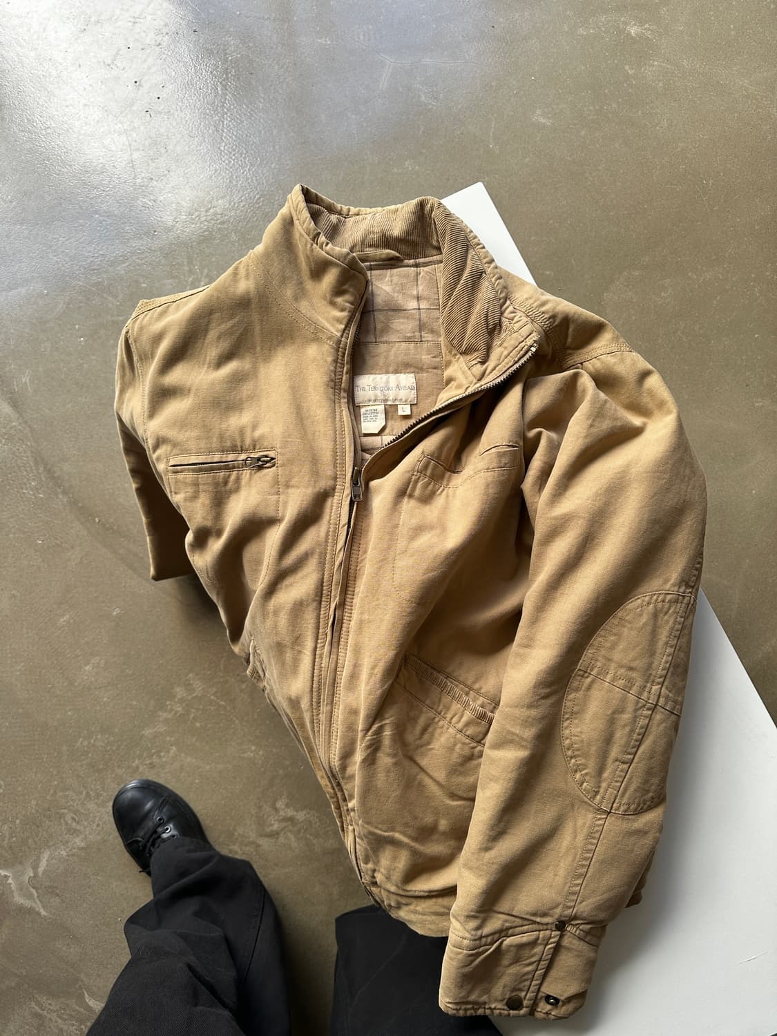 아메리칸 빈티지 워크 코튼 블루종 자켓 상품이미지6