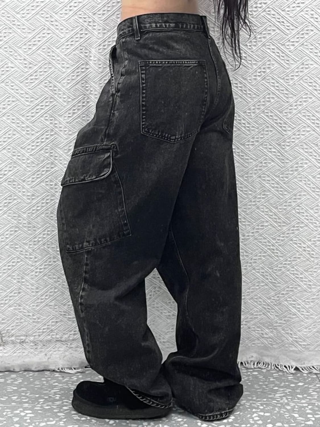 자라 빈티지 스트릿 펑크 힙합 빅 카고팬츠 34인치 C10322 상품이미지2