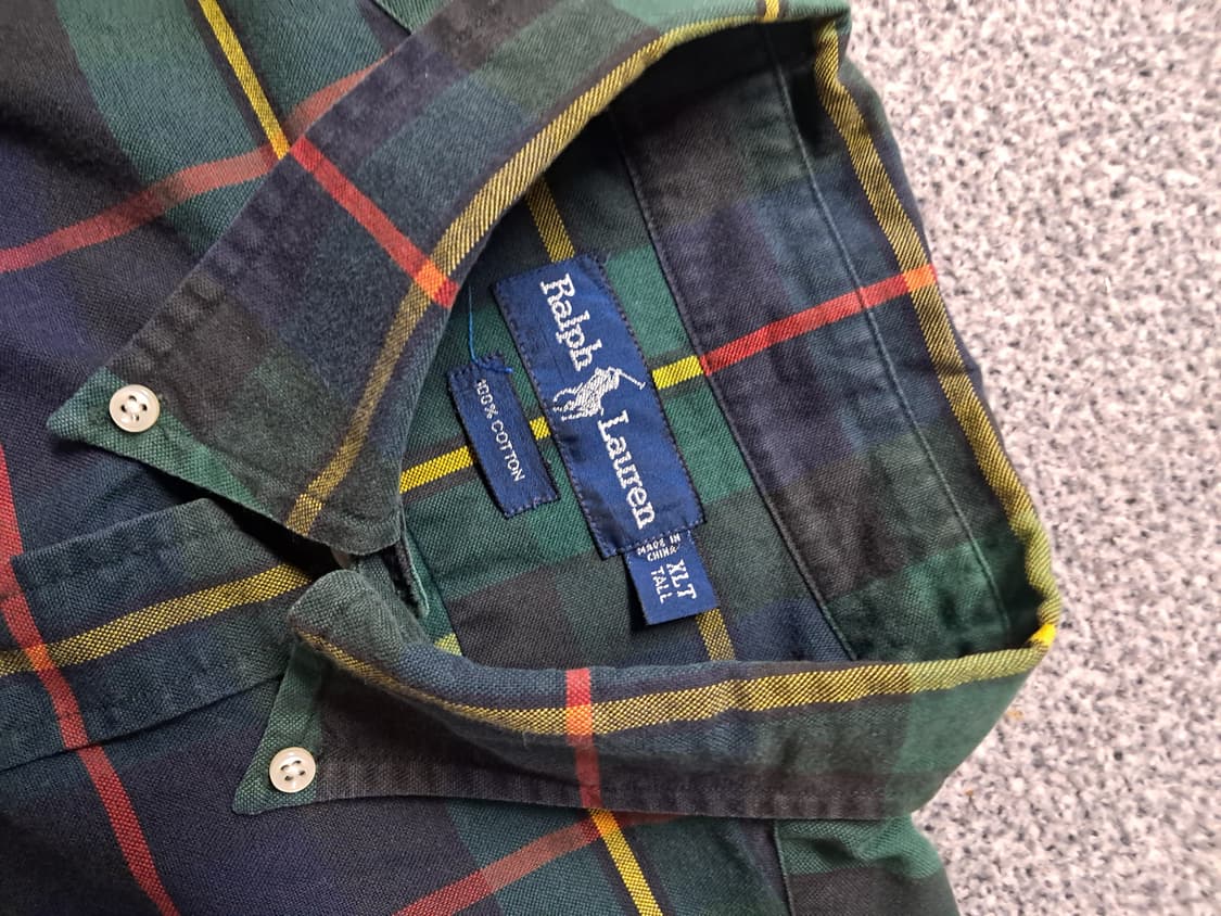 폴로랄프로렌 체크남방 상품이미지2