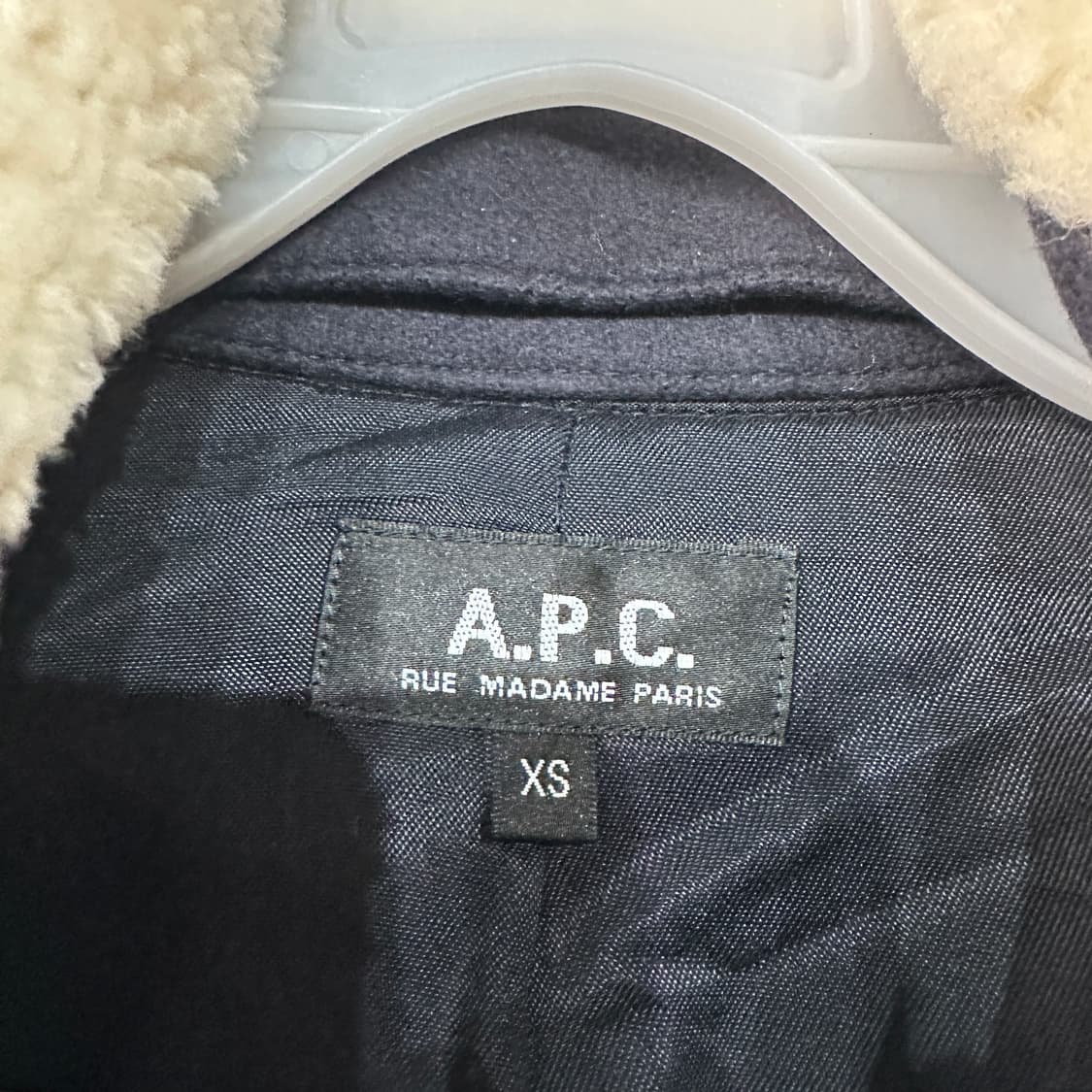 APC 아페쎄 양털카라 자켓 90 상품이미지3