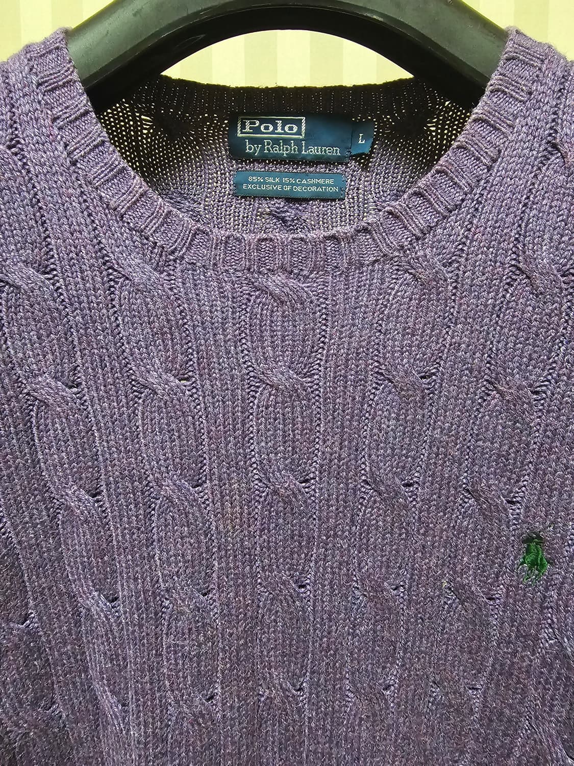 폴로 니트 실크 캐시미어 L 상품이미지3
