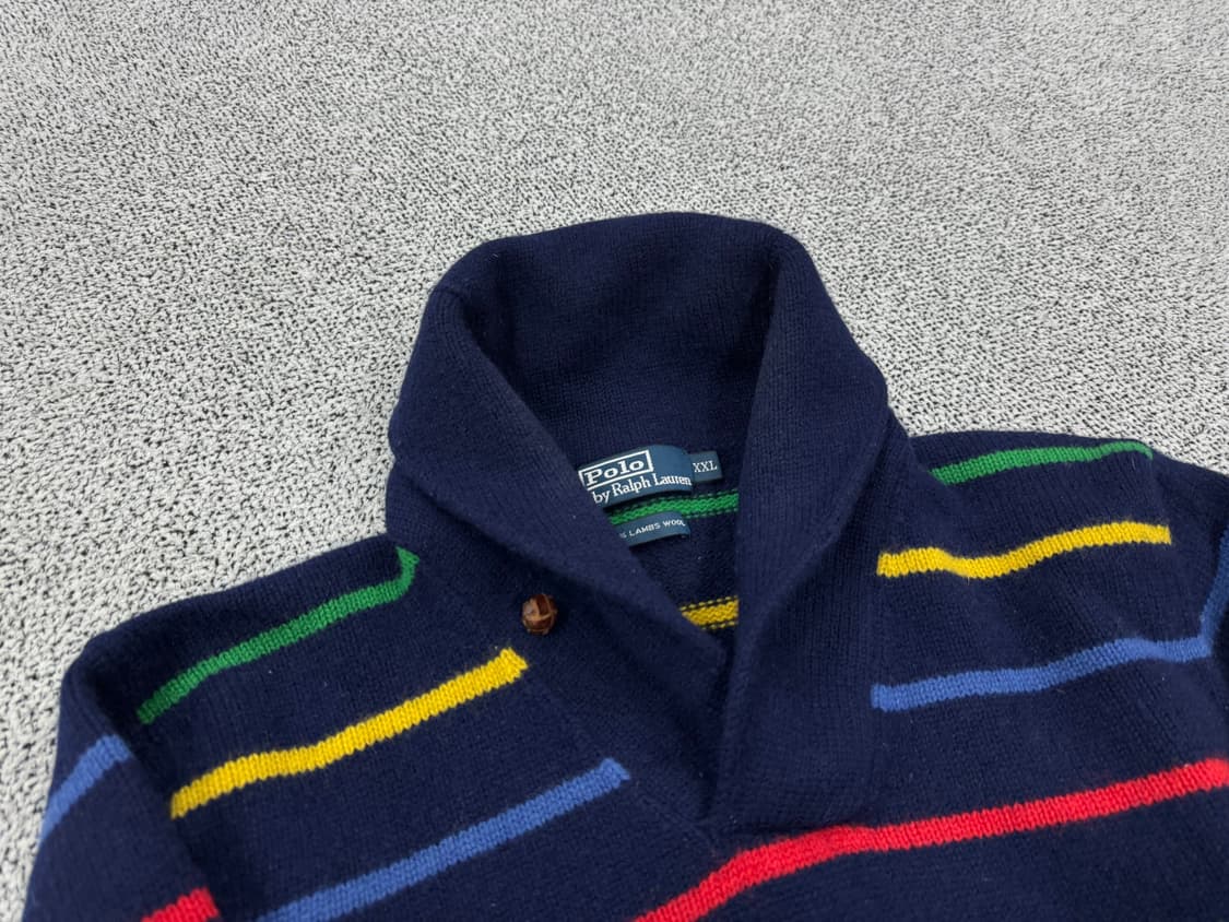 폴로 랄프로렌 울 숄카라니트 상품이미지2