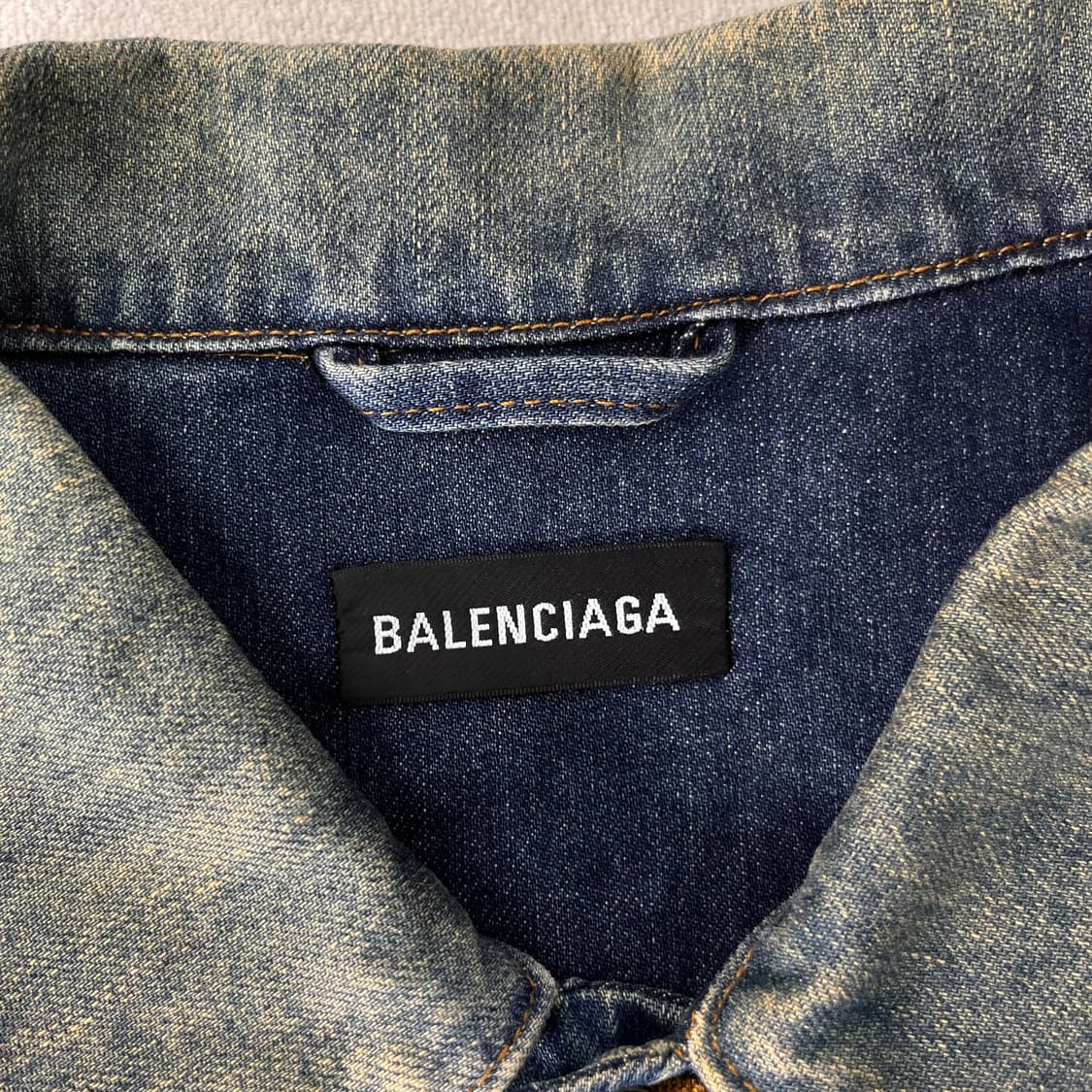 100 발렌시아가 2018 데님 자수 청자켓 상품이미지4