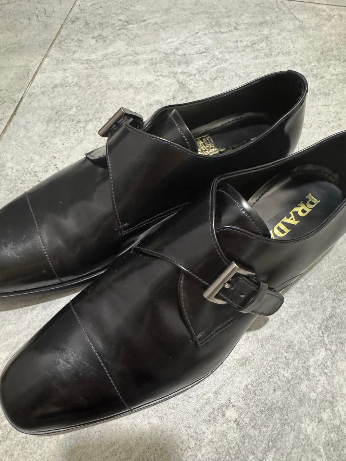 Prada 빈티지 몽키스트랩슈즈 상품이미지1