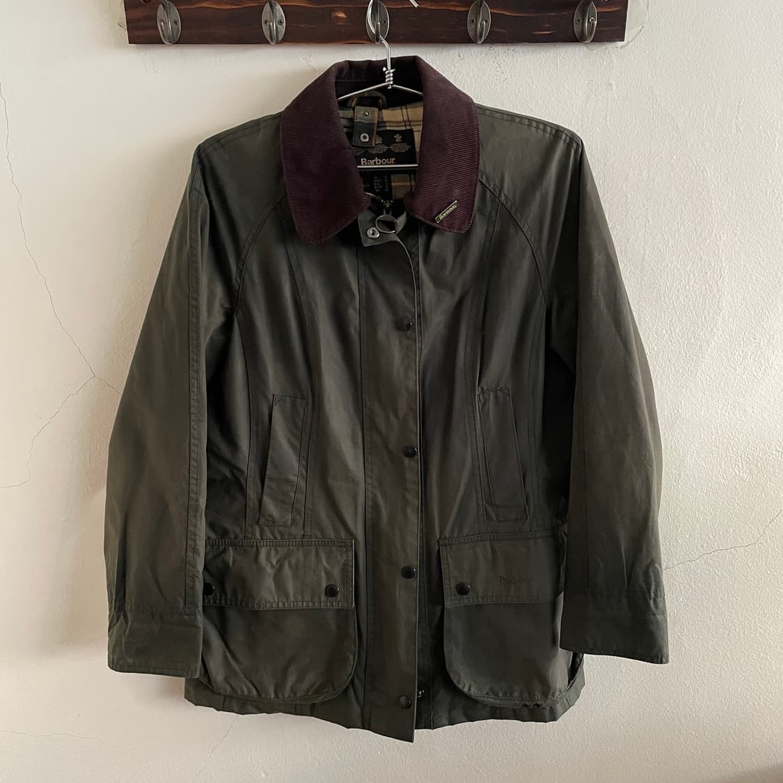 바버 비데일 여자 왁스 자켓 상품이미지1