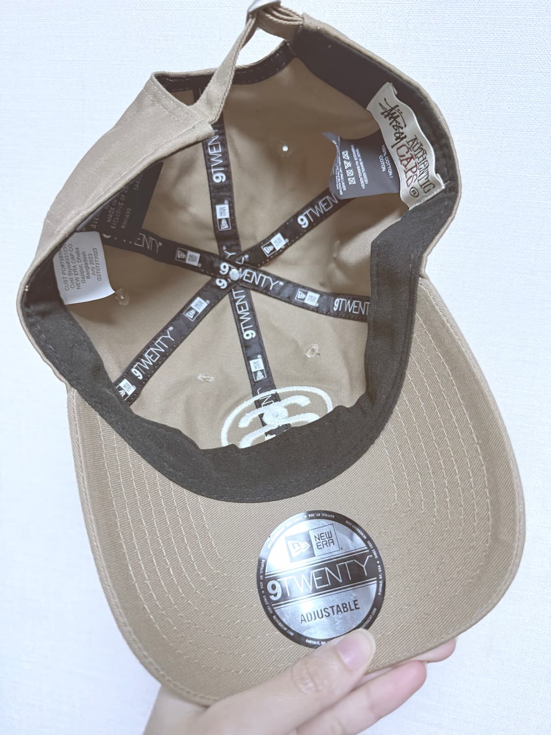 스투시 SS 링크 9트웬티 볼캡 카키  상품이미지4