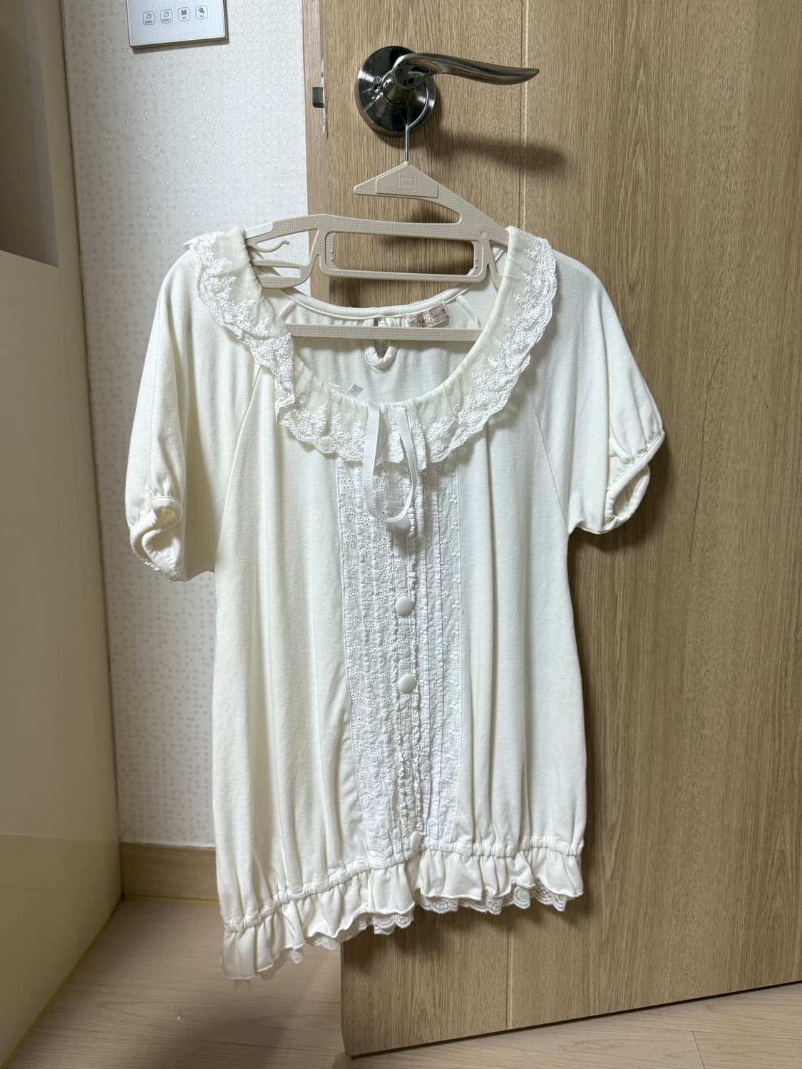 빈티지 모리걸 카고 하구미 블라우스 레이어드 카모메산장 상품이미지1