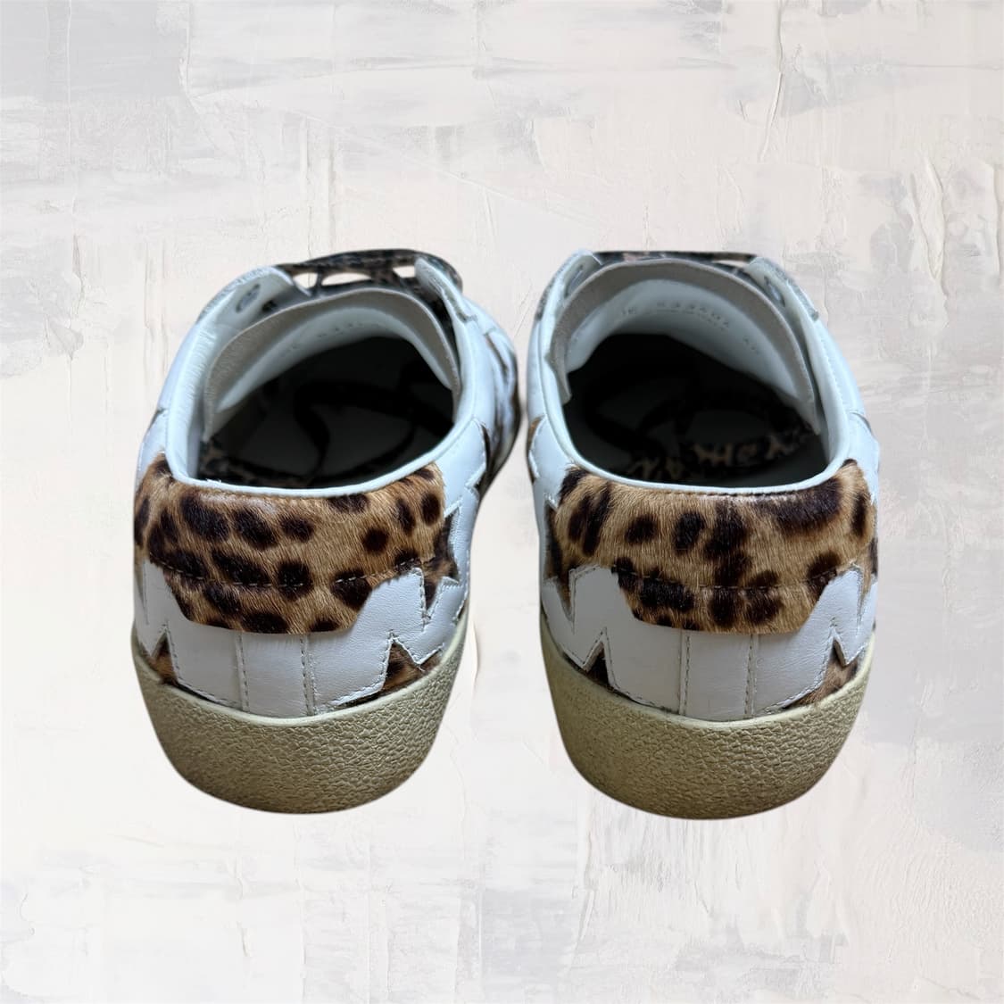 생로랑 레오파드 스타 패치 스니커즈 40 상품이미지3