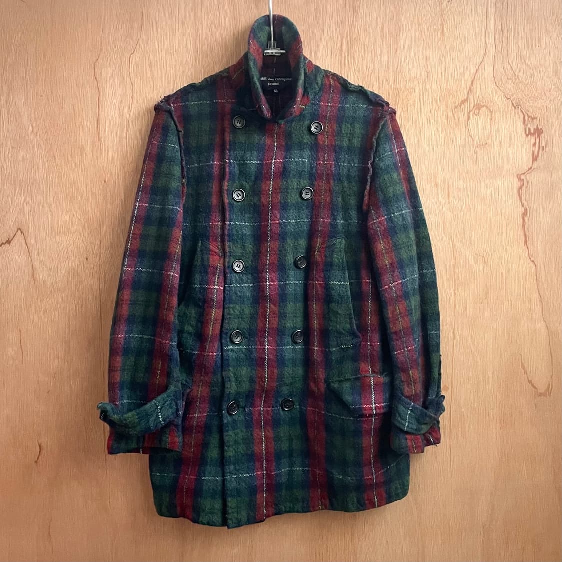 꼼데가르송 옴므 인사이드 아웃 축융 코트 상품이미지4