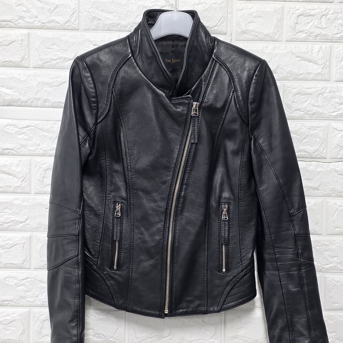 택포// 아이받바바 양가죽 라이더 자켓 S 상품이미지1