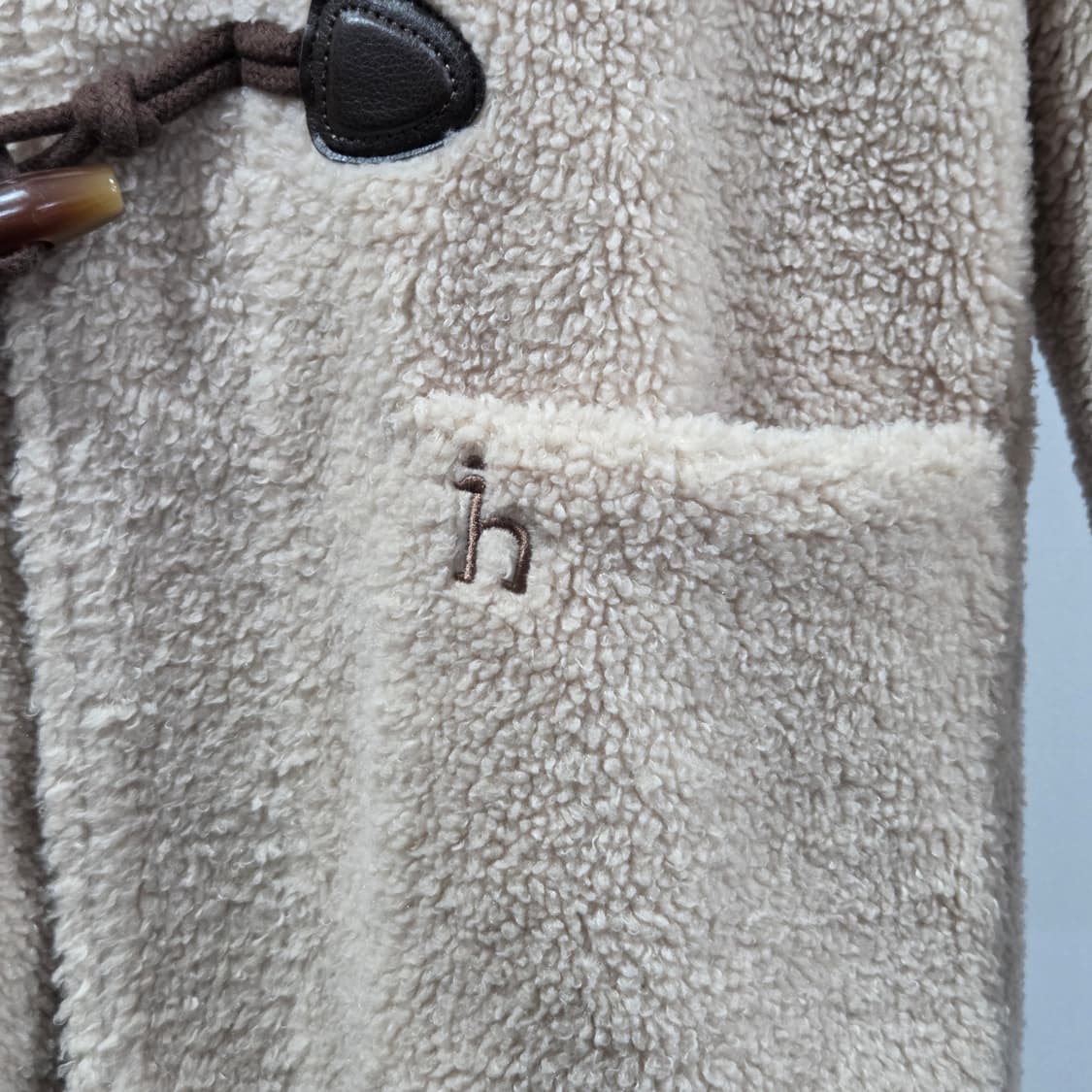 헤지스 키즈 양털 플리스 더플코트 130(9Y) 상품이미지2