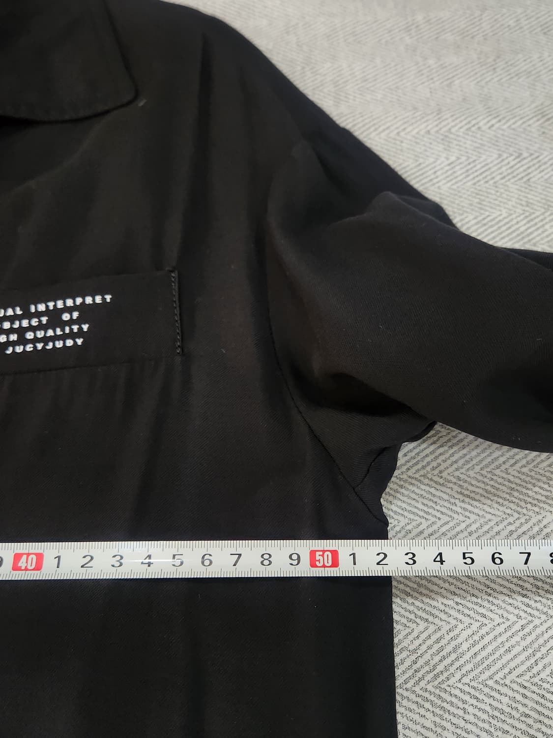 쥬시쥬디 블랙 롱 코트 여성 XXS 상품이미지7