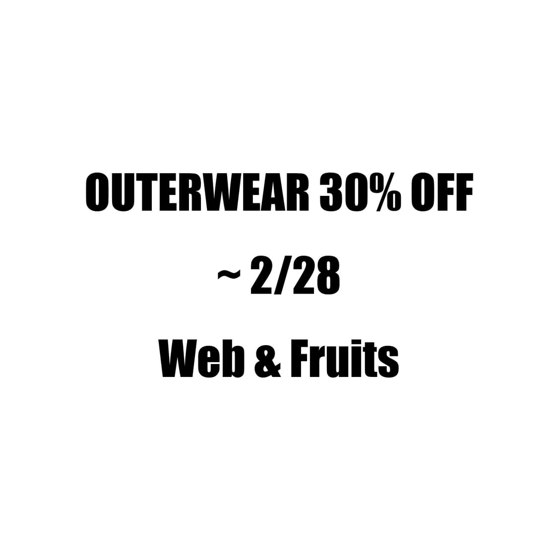 OUTWEAR 30% OFF! 상품이미지1