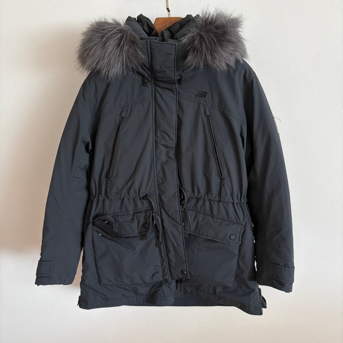 뉴발란스 여성 구스다운 패딩 블랙 S 상품이미지1