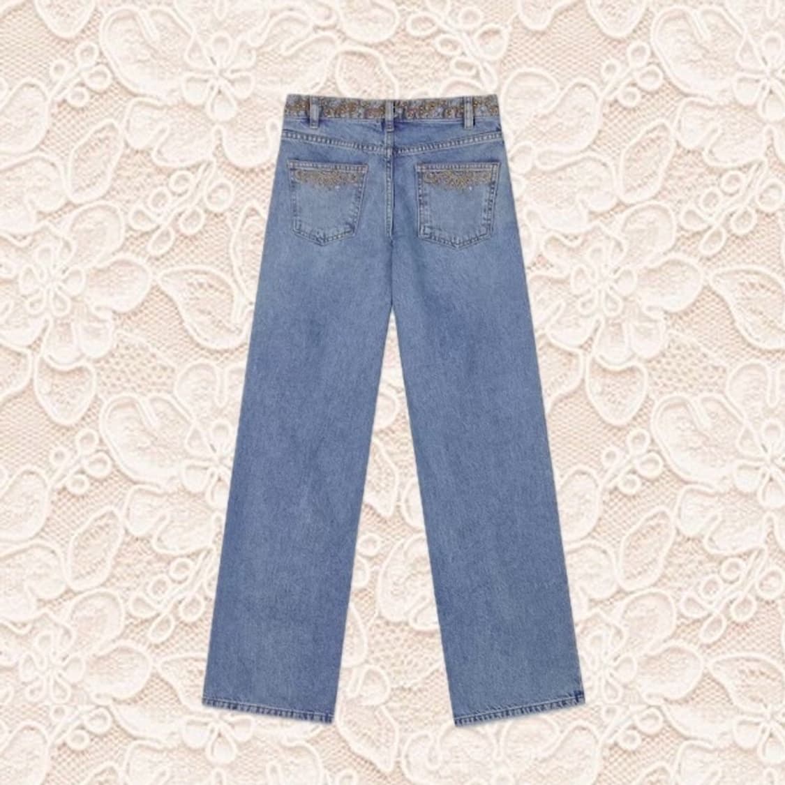 Subdued low-waisted bootcut jeans 상품이미지1