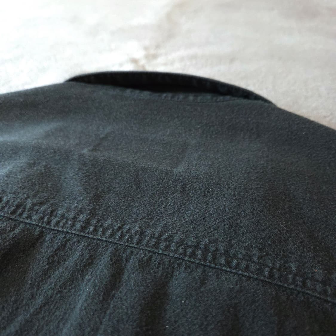 24SS 아미 스몰로고 오버사이즈 반팔 셔츠 S 블랙 상품이미지9