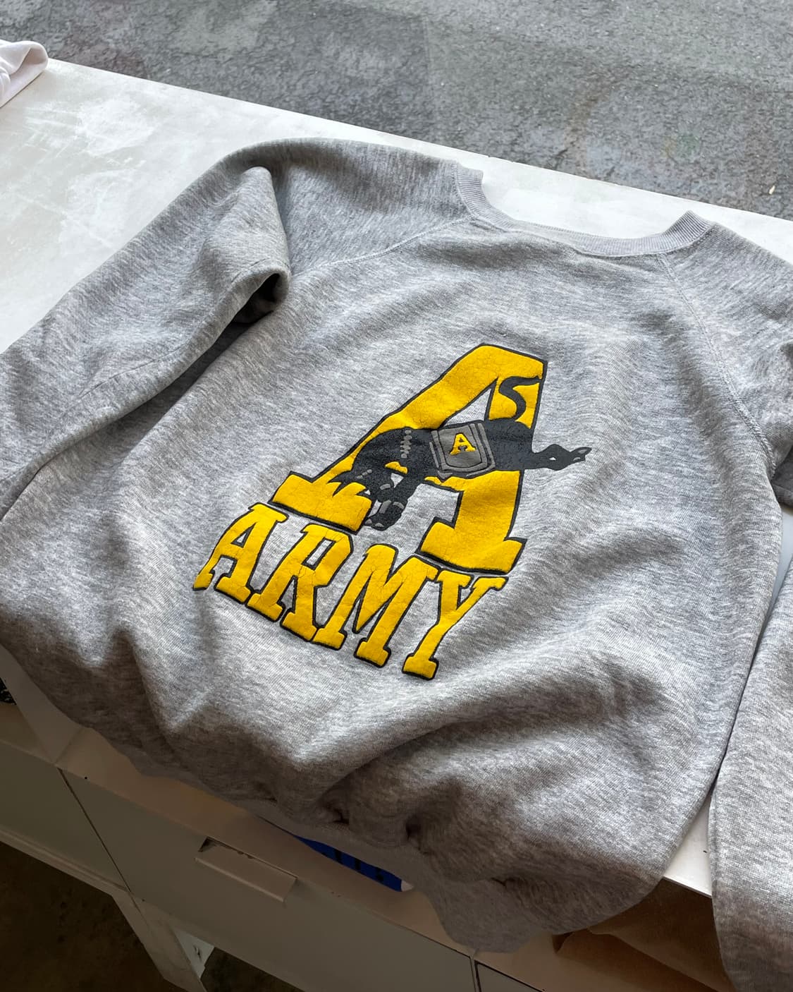 80s USA Miltary Academy sweat ( 아미 스웻셔츠) 상품이미지4