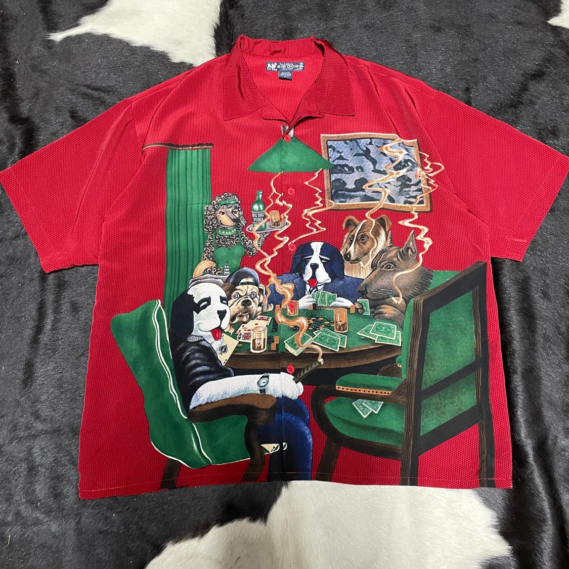 빅독 폴리 스트릿 프린팅 셔츠 상품이미지1