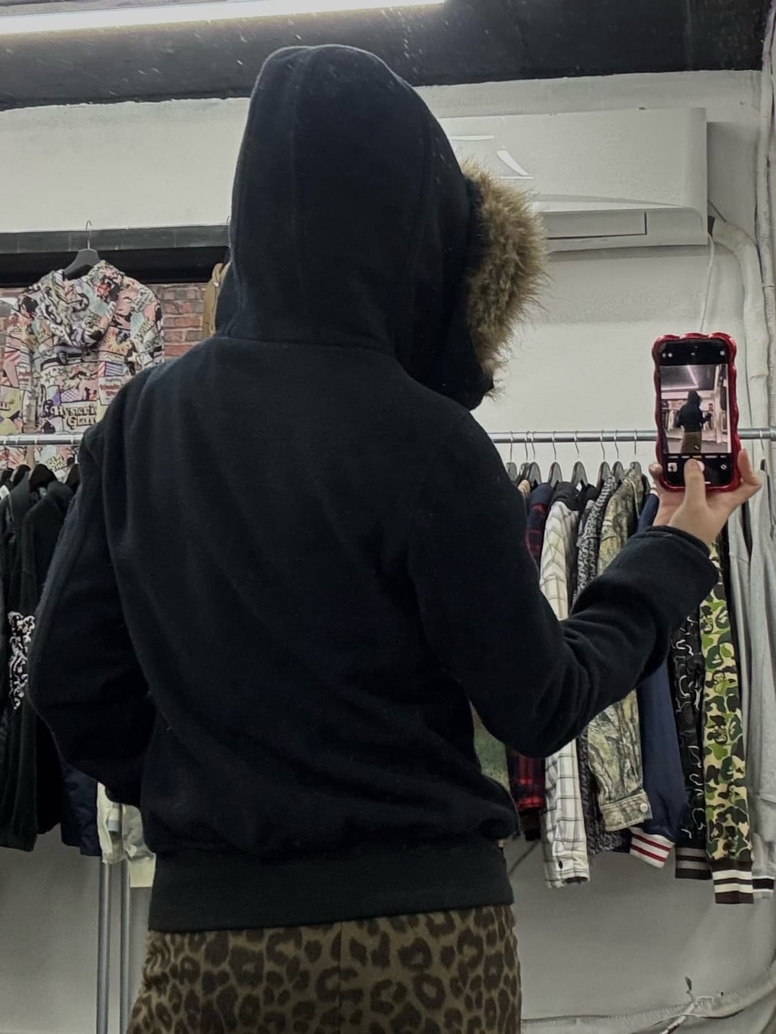 히스테릭 글래머 N2B 퍼후드 자켓 상품이미지5