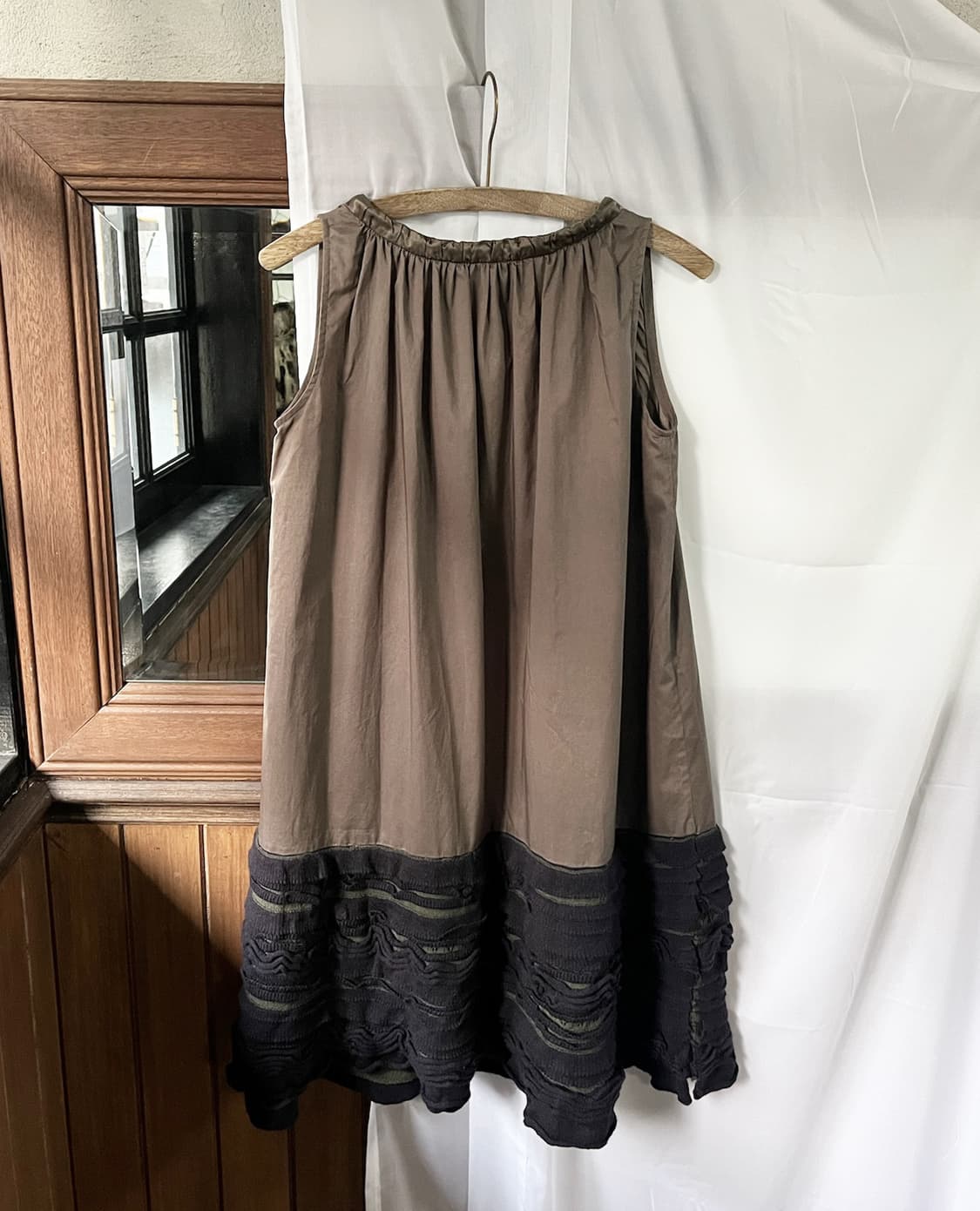 SACAI mixed layered dress 상품이미지8