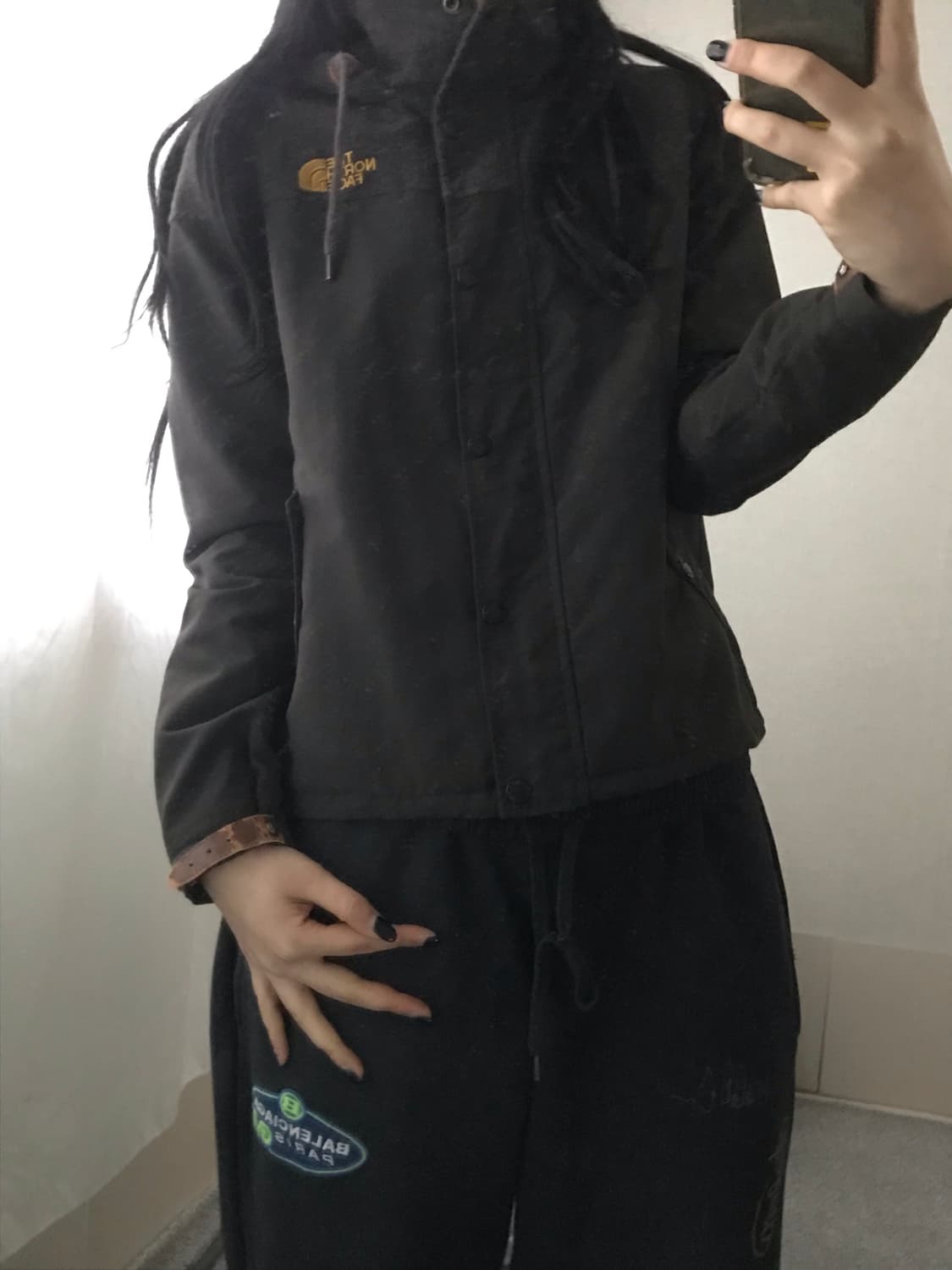 노페 카키브라운 바람막이 상품이미지7