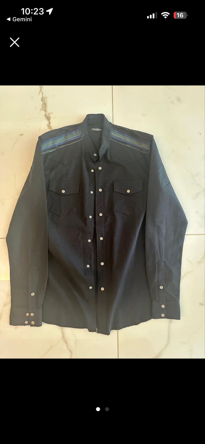 Balmain 견장셔츠 상품이미지1