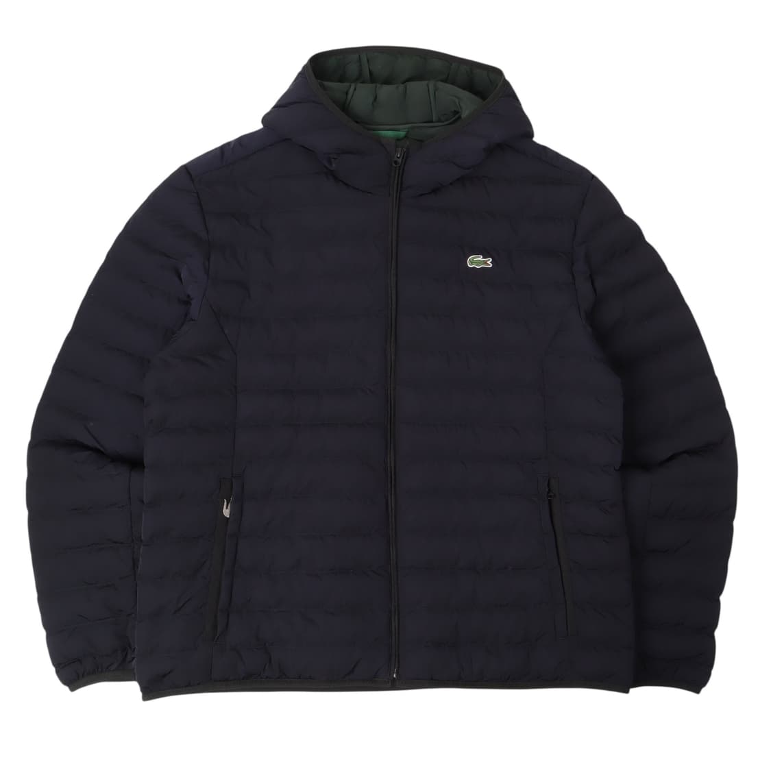 라코스테 후디 나일론 네이비 경량패딩 상품이미지1
